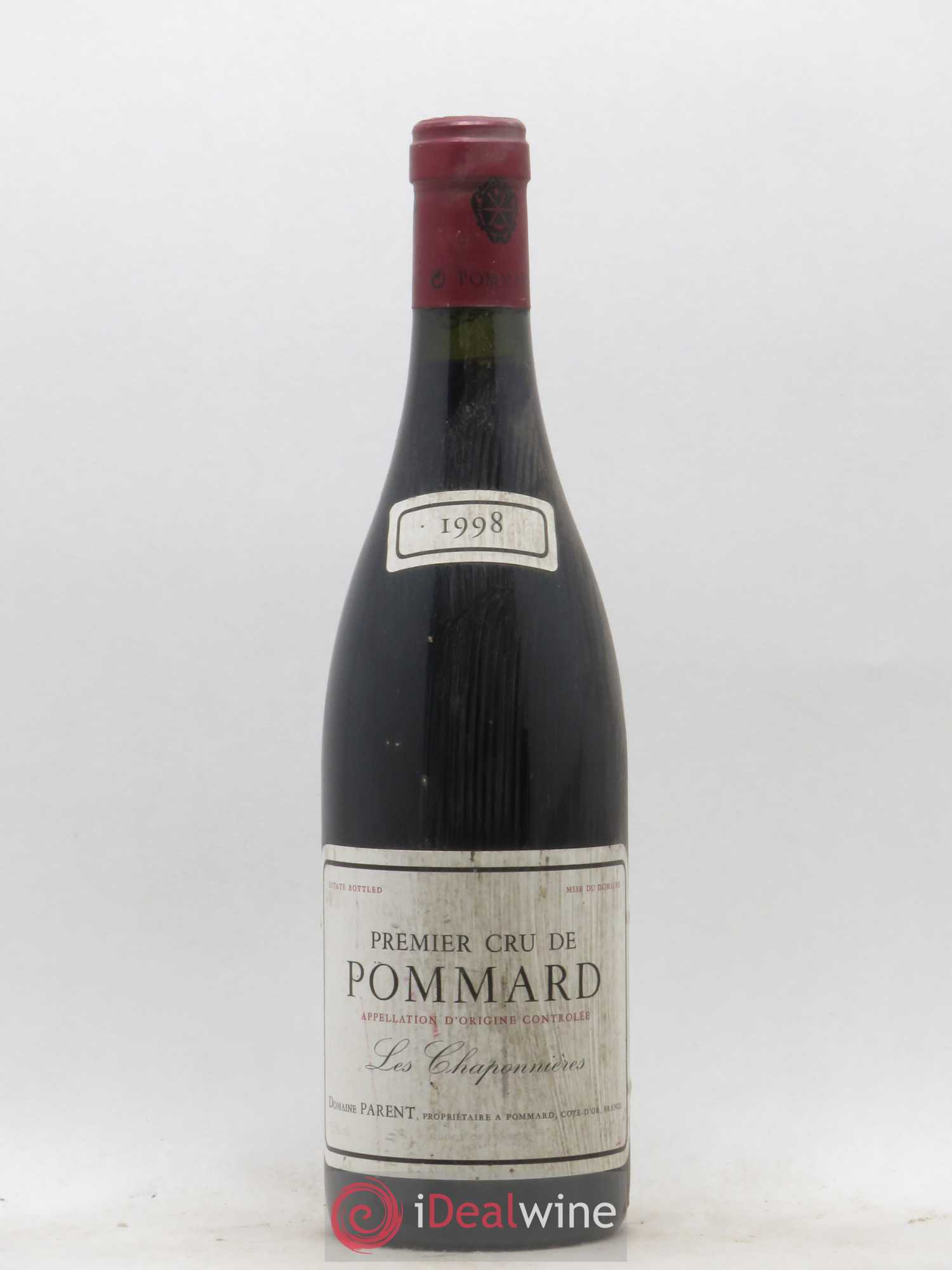Pommard 1er Cru Les Chaponnières Parent (Domaine) 1998 - Lot de 1 bouteille - 0