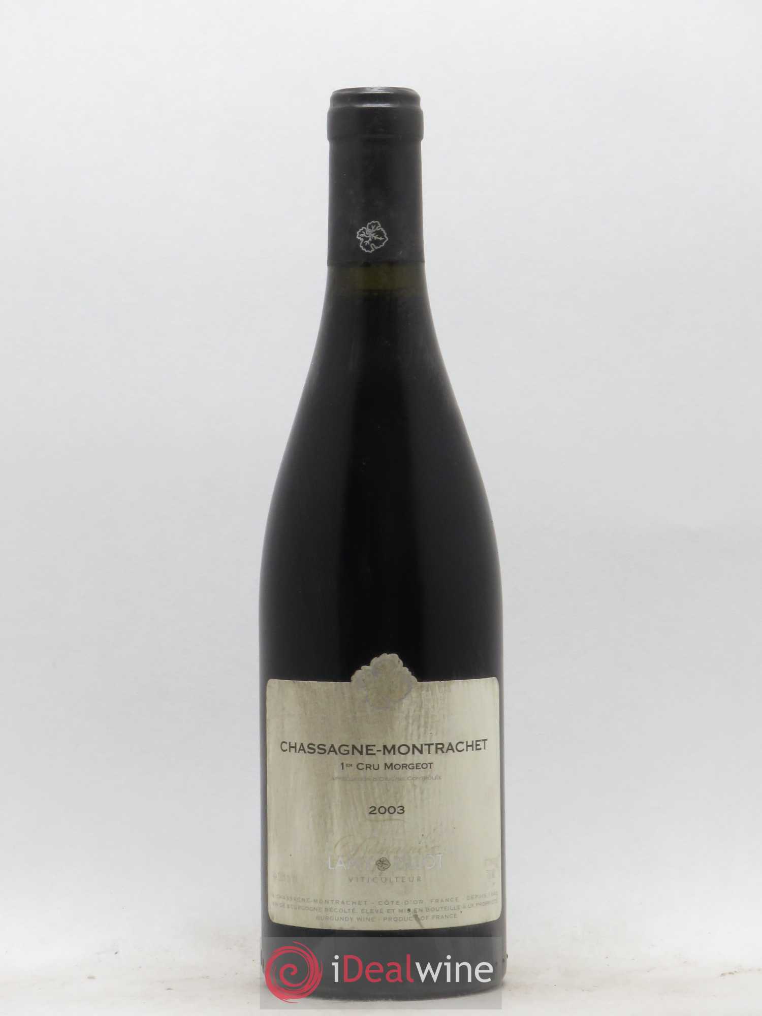 Chassagne-Montrachet 1er Cru Morgeot Domaine Lamy Pillot 2003 - Posten von 1 Flasche - 0