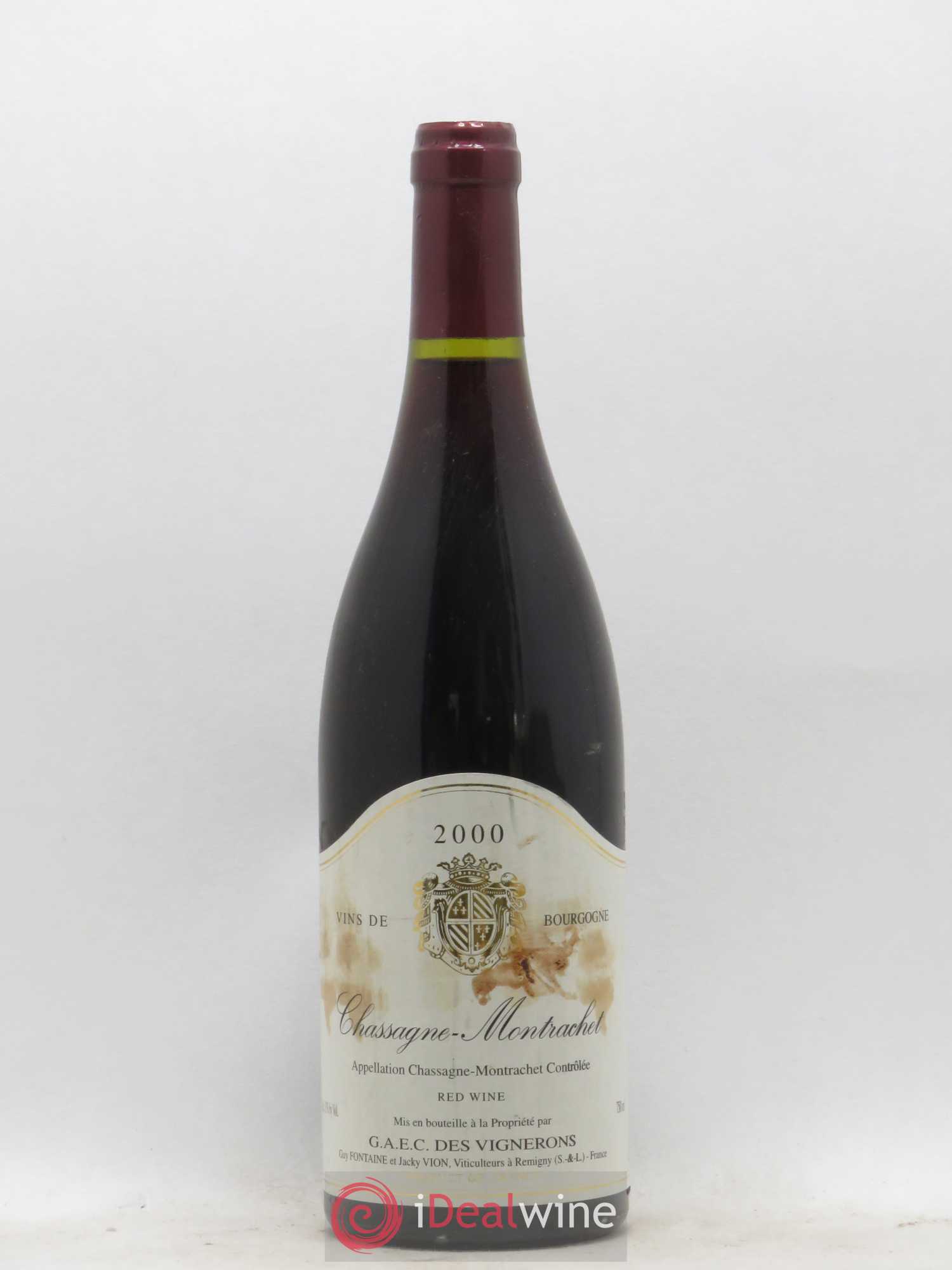 Chassagne-Montrachet Domaine Guy Fontaine Et Jacky Vion 2000 - Posten von 1 Flasche - 0