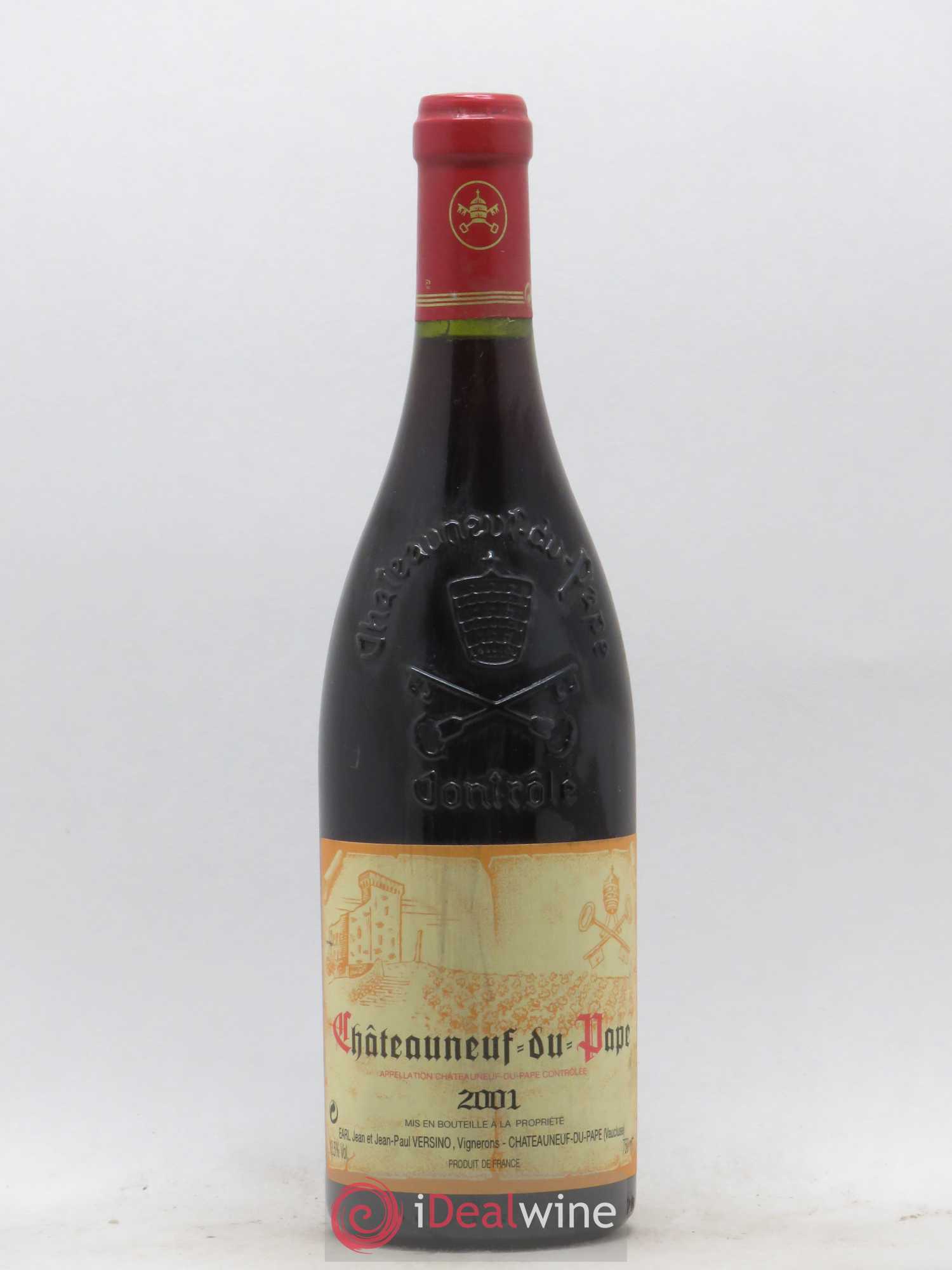 Châteauneuf-du-Pape Domaine Bois de Boursan (Domaine) Jean et Jean-Paul Versino 2001 - Lot de 1 bouteille - 0