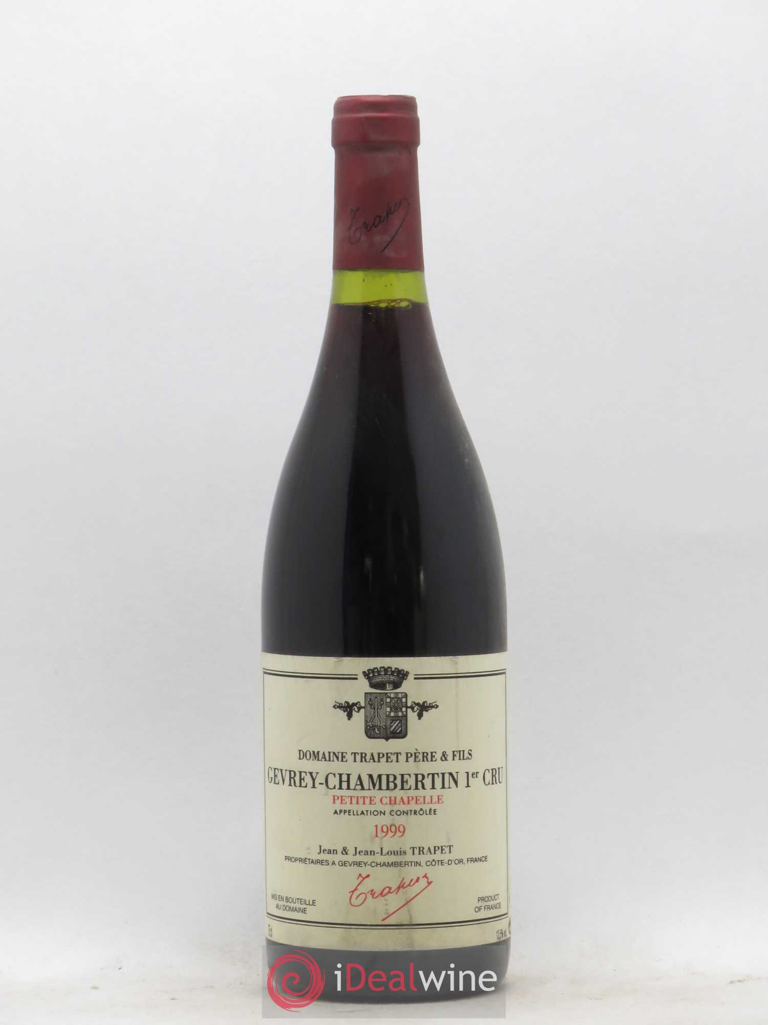 Gevrey-Chambertin 1er Cru Petite Chapelle Domaine Trapet 1999 - Lot de 1 bouteille - 0
