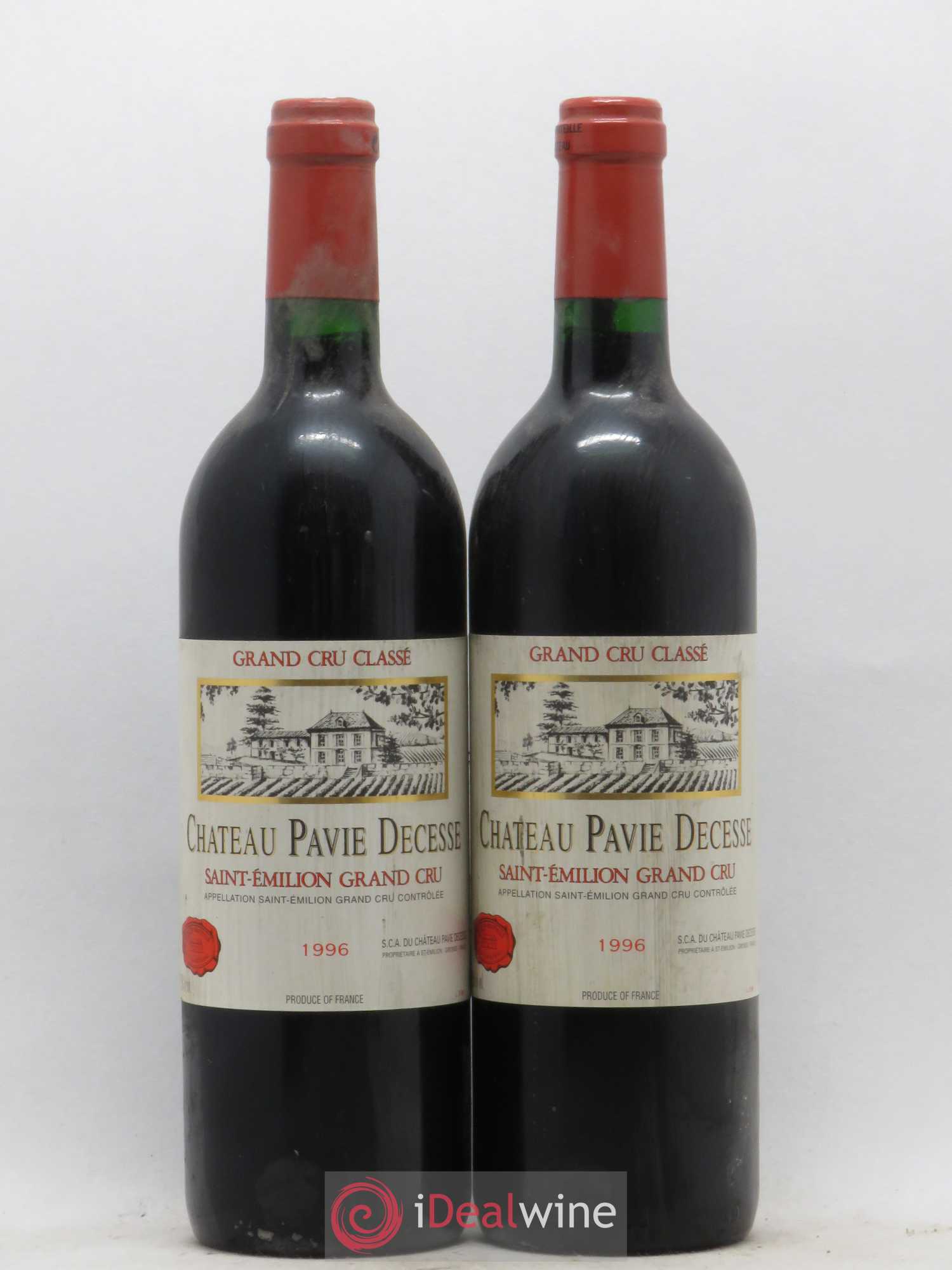 Château Pavie Decesse Grand Cru Classé 1996 - Lot de 2 bouteilles - 0