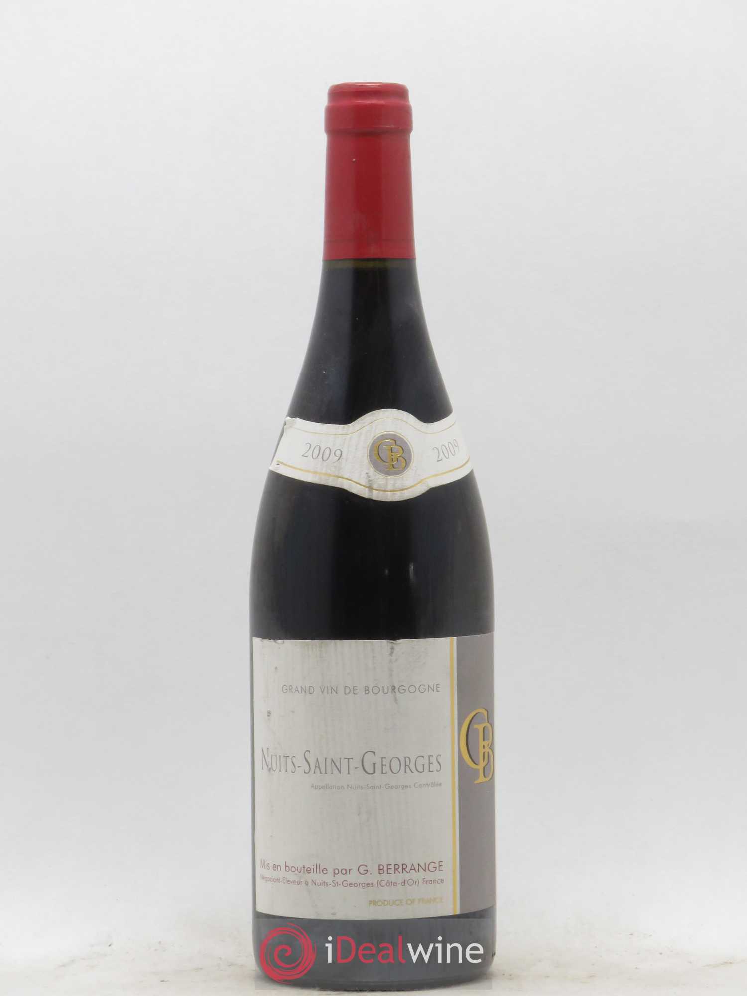 Nuits-Saint-Georges Domaine G.Berrange 2009 - Posten von 1 Flasche - 0