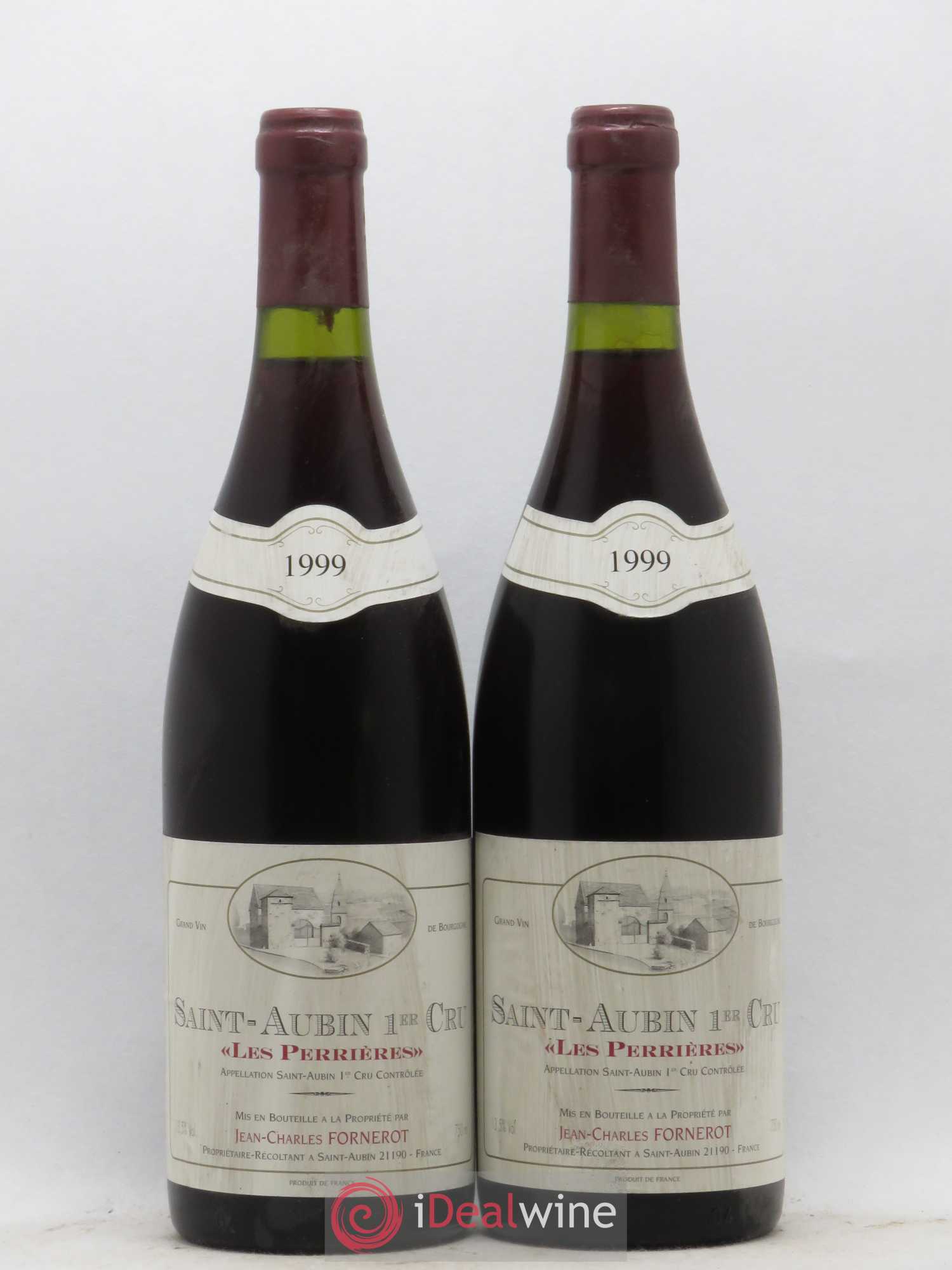 Saint-Aubin 1er Cru Les Perrieres Domaine Jean Charles Fornerot 1999 - Posten von 2 Flaschen - 0