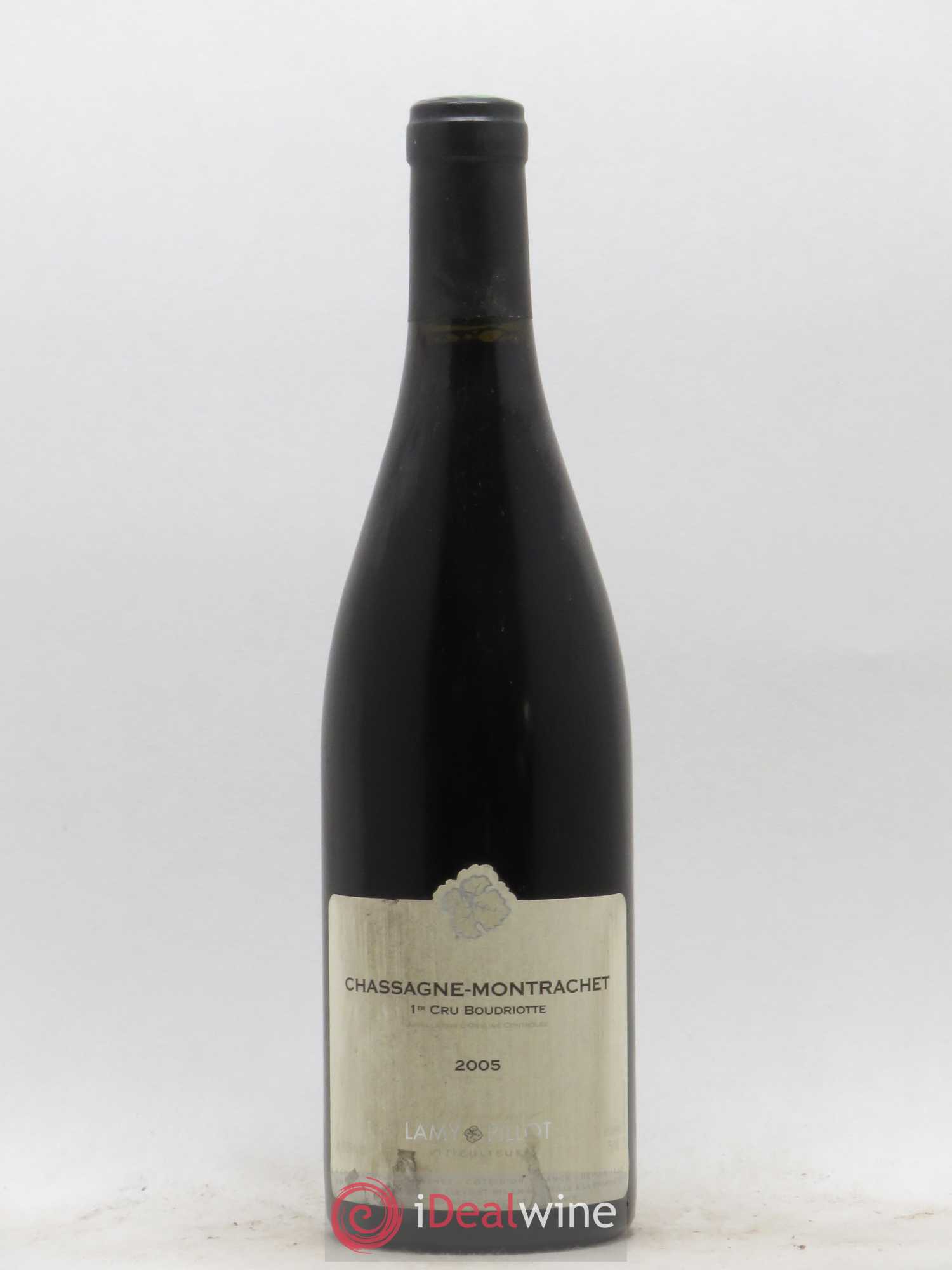 Chassagne-Montrachet 1er Cru Boudriotte Domaine Lamy Pillot 2005 - Posten von 1 Flasche - 0