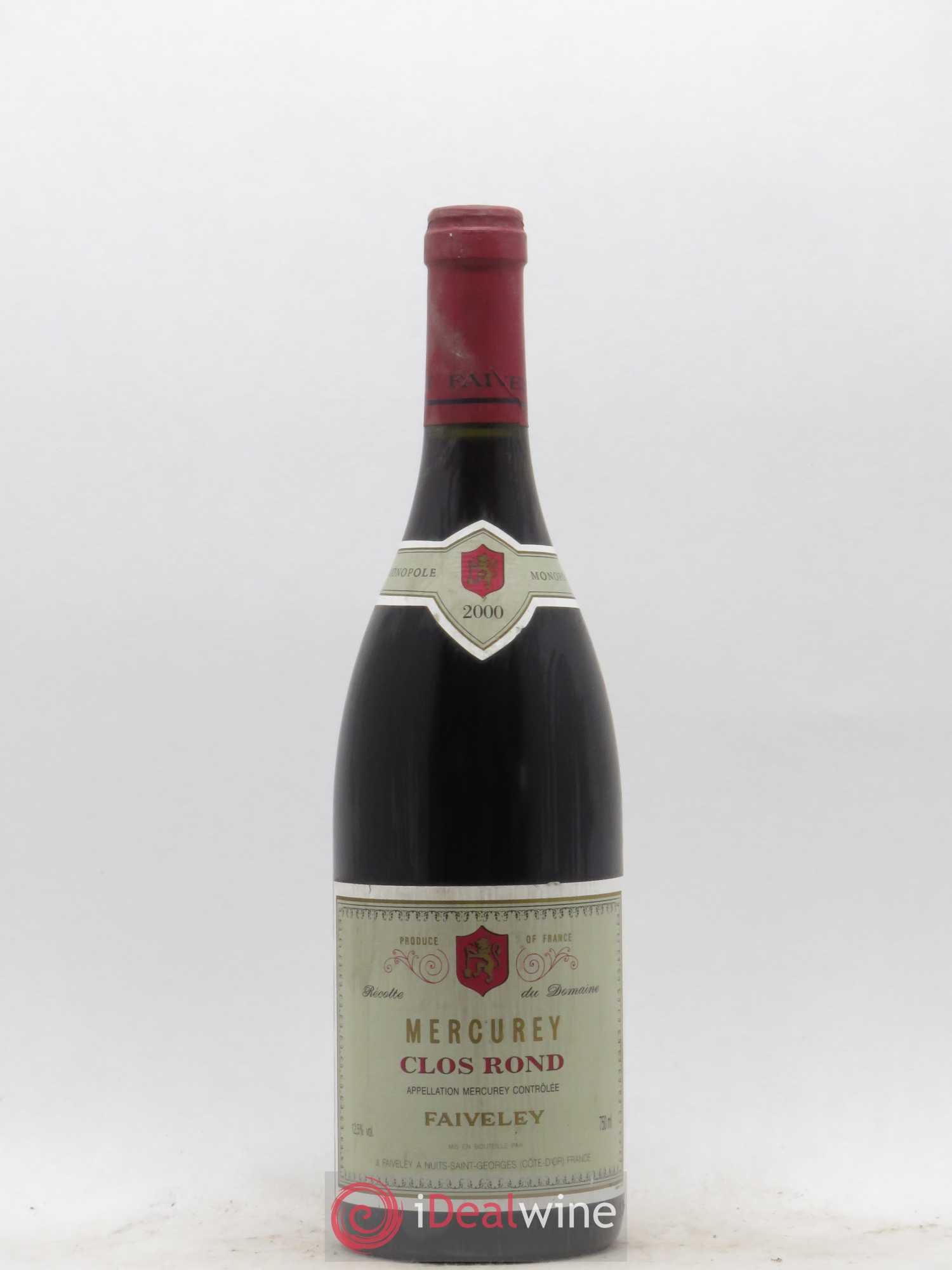 Mercurey Clos Rond Faiveley 2000 - Lot de 1 bouteille - 0