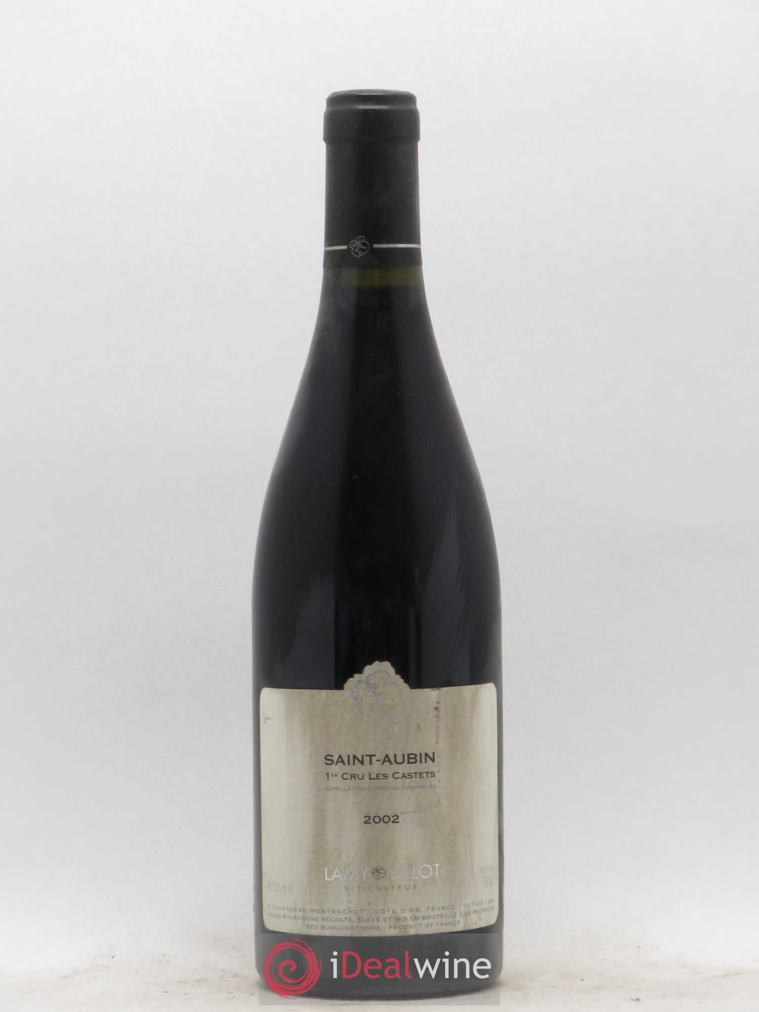 Saint-Aubin 1er Cru Les Castets Domaine Lamy Pillot 2002 - Posten von 1 Flasche - 0