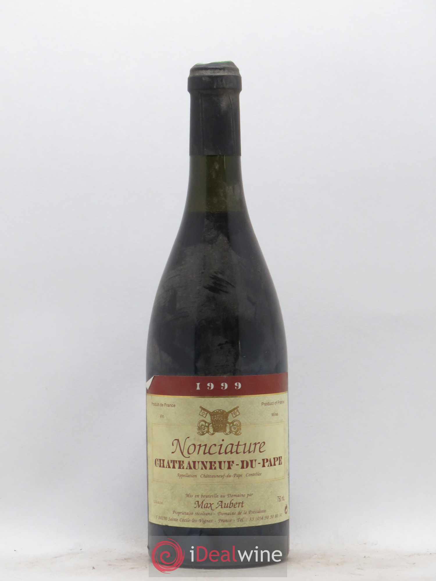 Châteauneuf-du-Pape Nonciature Max Aubert 1999 - Posten von 1 Flasche - 0