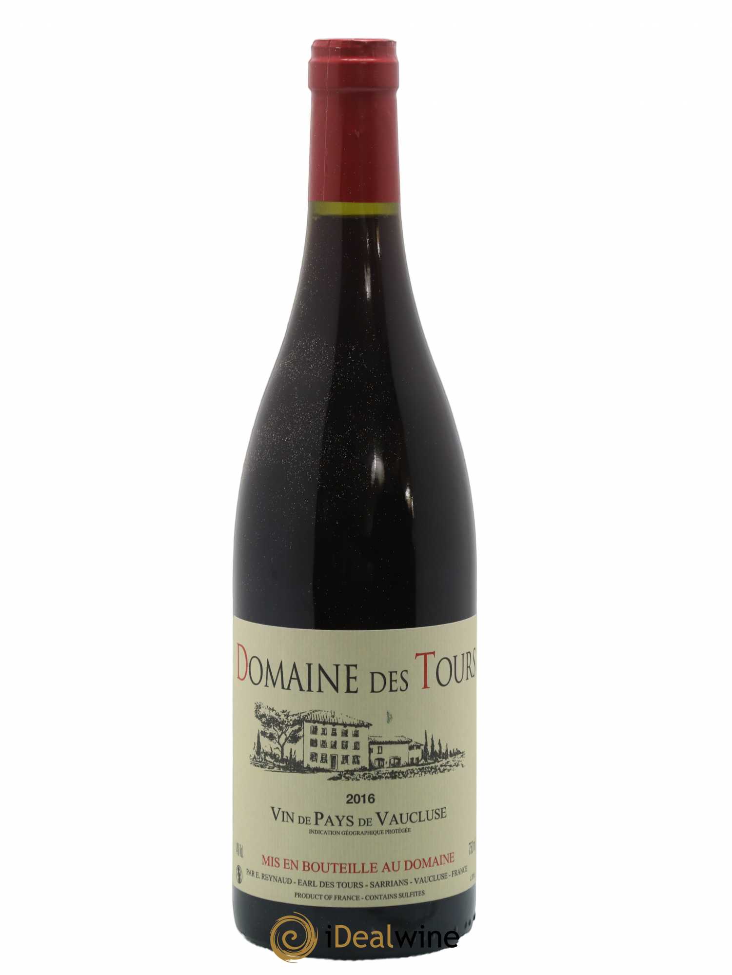 Vaucluse (Vin de Pays de Vaucluse) Domaine des Tours Emmanuel Reynaud 2016 - Lot de 1 bouteille - 0