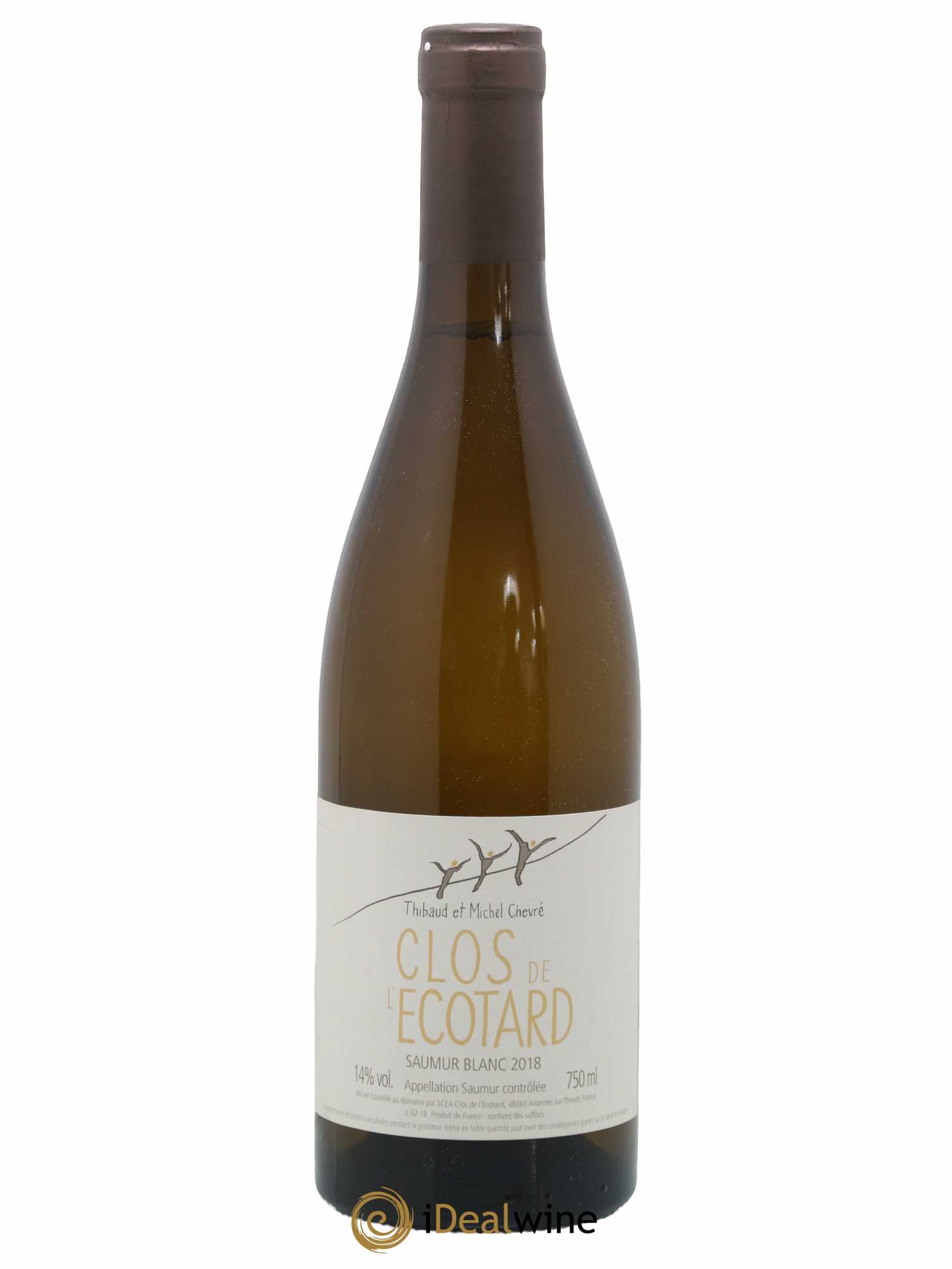 Saumur Clos de l'Ecotard - Michel Chevré 2018 - Lot de 1 bouteille - 0