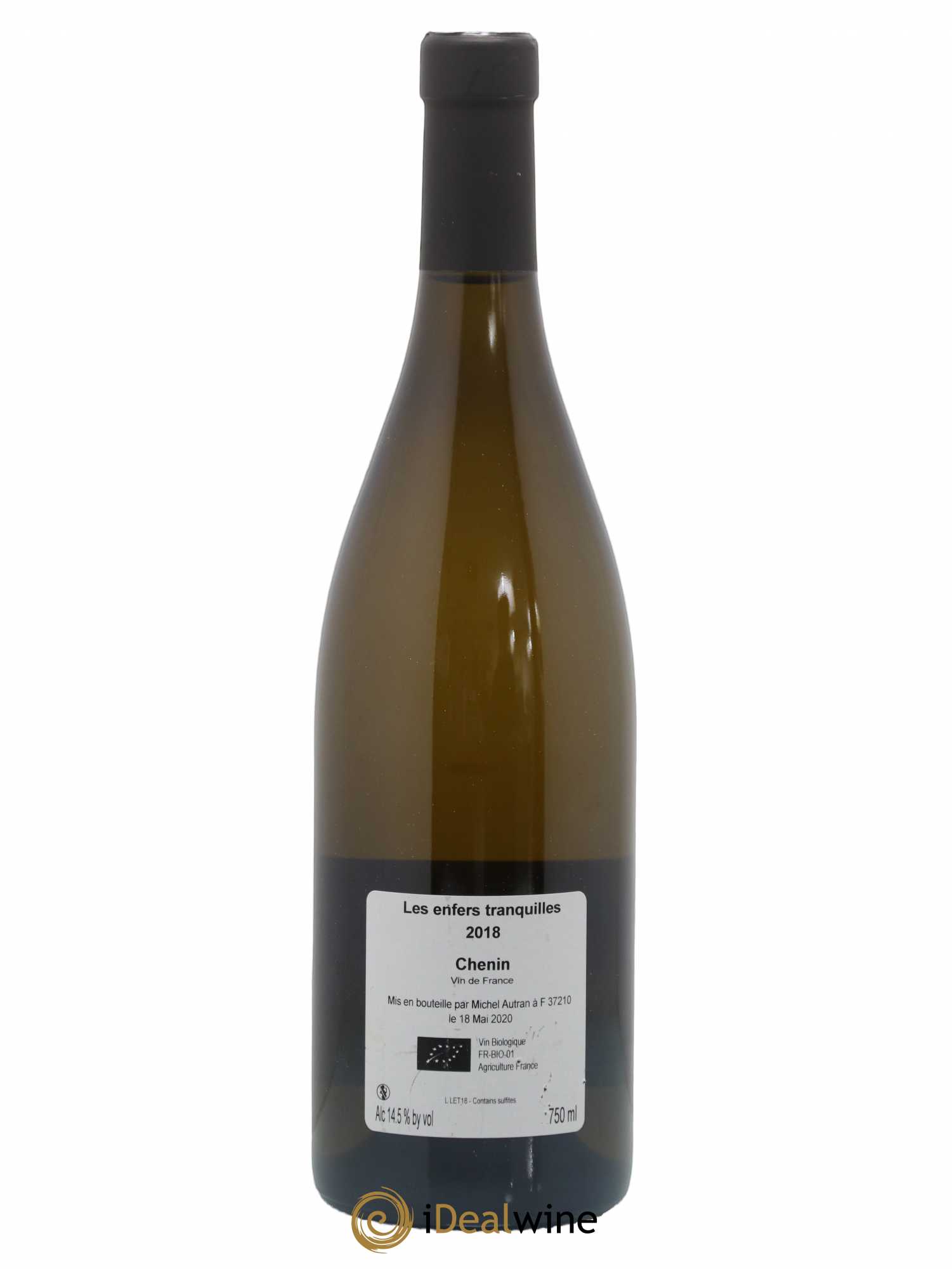 Vin de France Les Enfers Tranquilles Michel Autran 2018 - Lot de 1 bouteille - 1