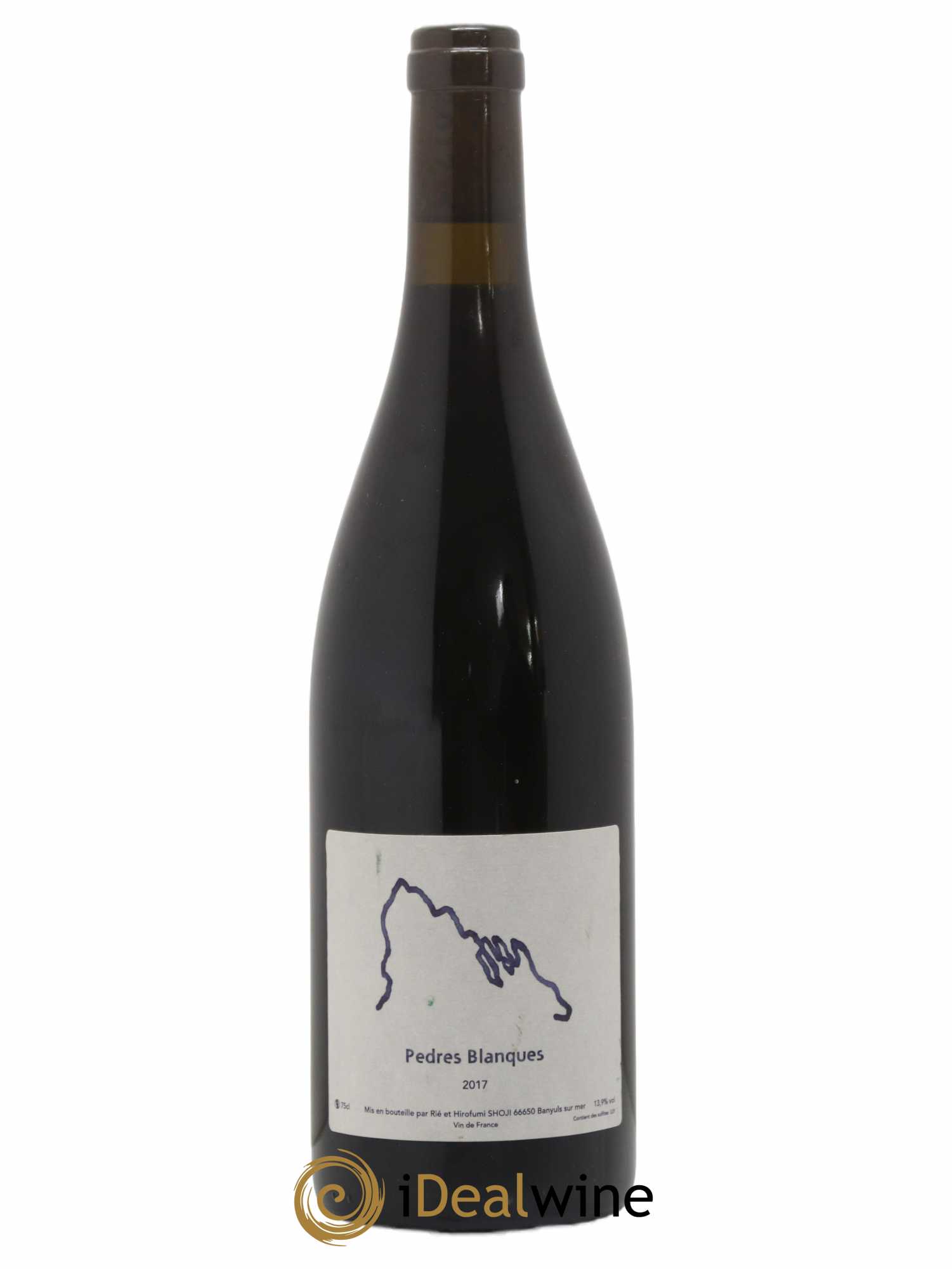 Vin de France Pedres Blanques Rié et Hirofumi Shoji 2017 - Lot de 1 bouteille - 0