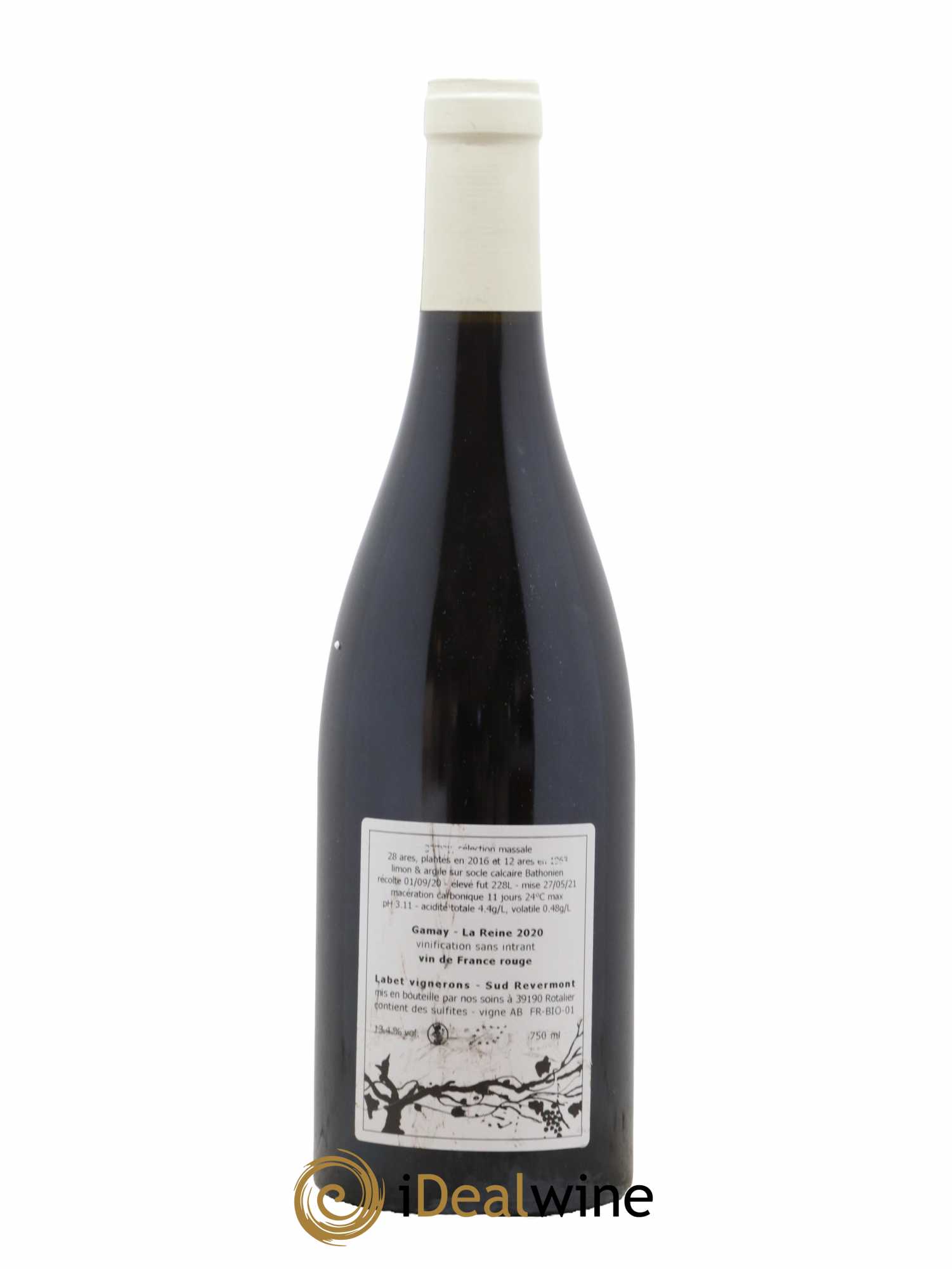 Vin de France Gamay La Reine Labet (Domaine) 2020 - Lot de 1 bouteille - 1