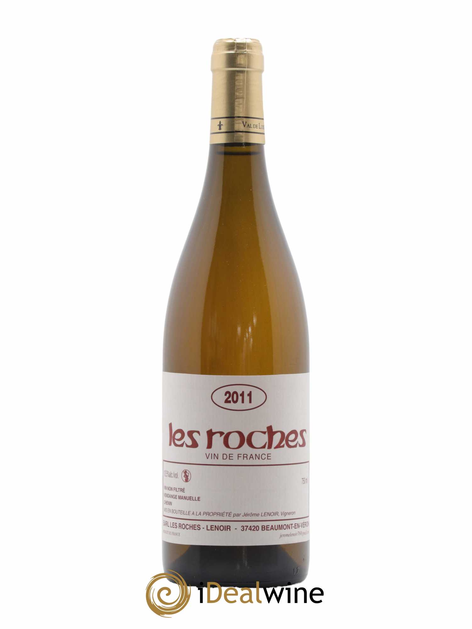 Vin de France Les Roches Lenoir (Domaine) 2011 - Lot de 1 bouteille - 0