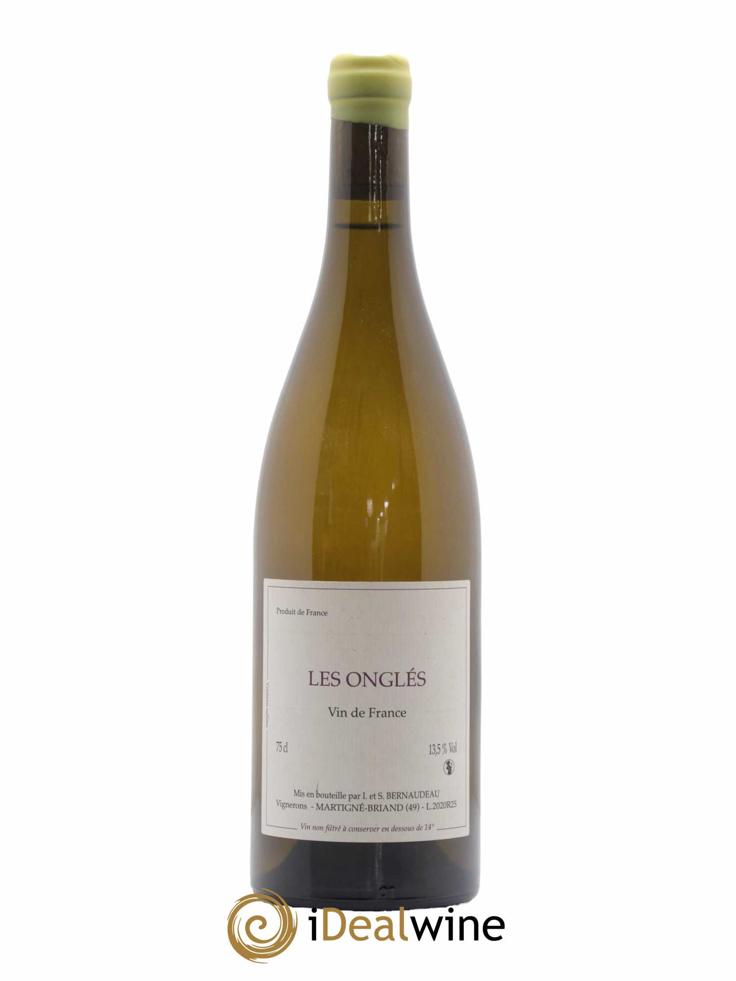 Vin de France Les Onglés Stéphane Bernaudeau 2020 - Posten von 1 Flasche - 0