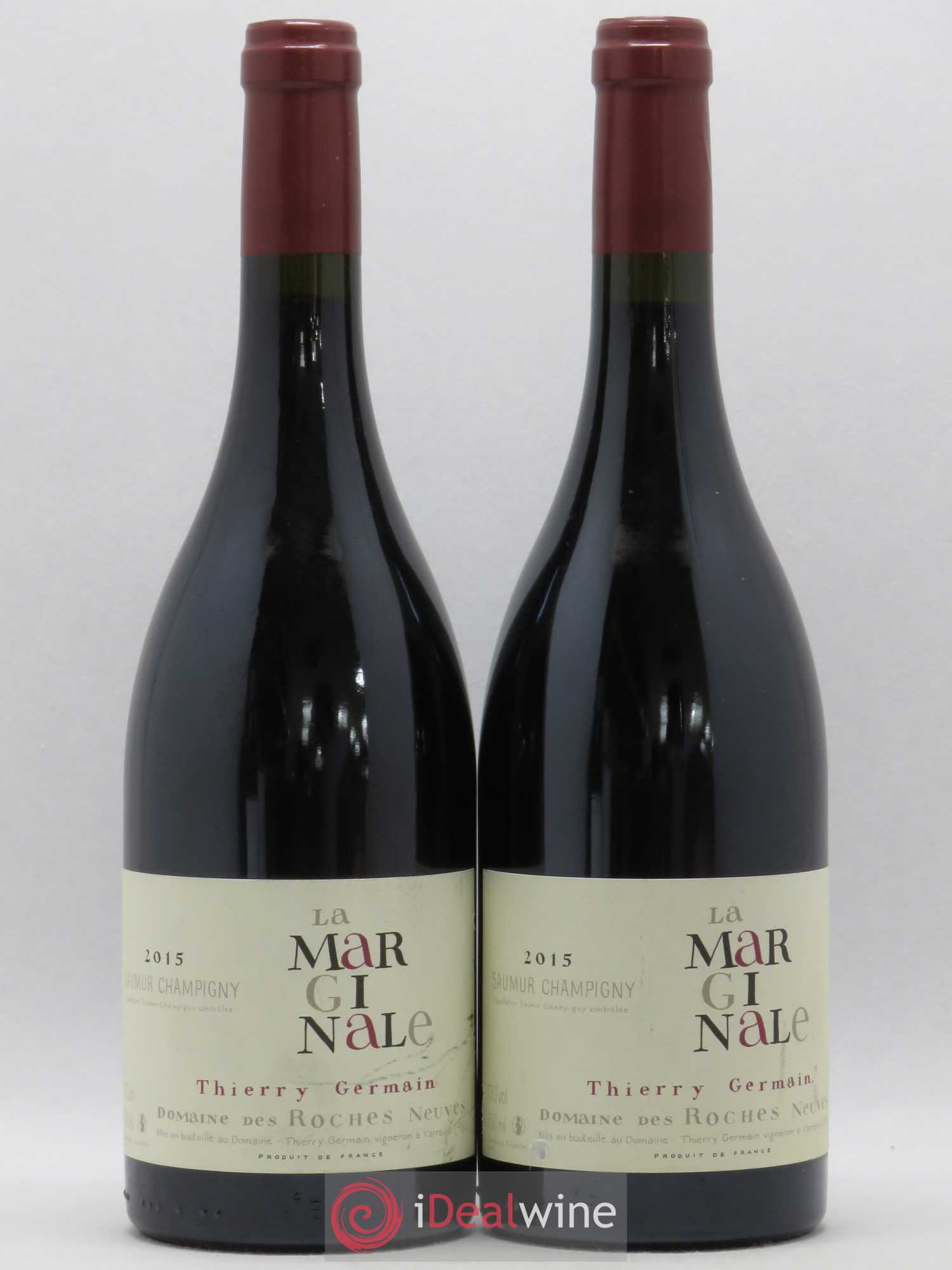 Saumur-Champigny La Marginale Domaine des Roches Neuves - Thierry Germain 2015 - Lot de 2 bouteilles - 0