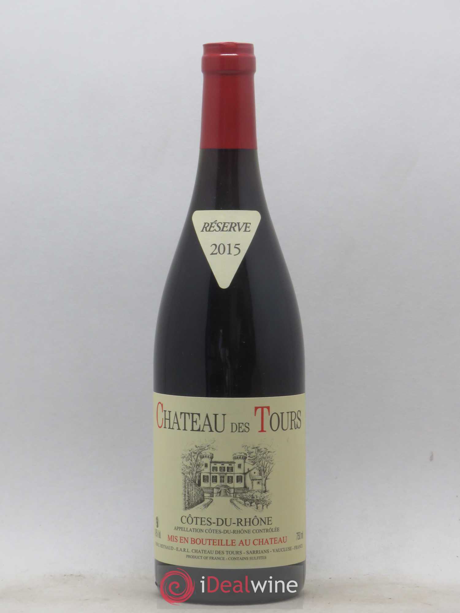 Côtes-du-Rhône Château des Tours Emmanuel Reynaud 2015 - Lot de 1 bouteille - 0