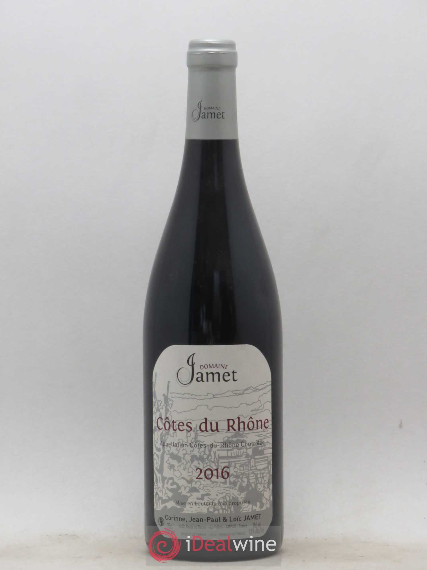 Côtes-du-Rhône Jamet (Domaine) 2016 - Lot de 1 bouteille - 0