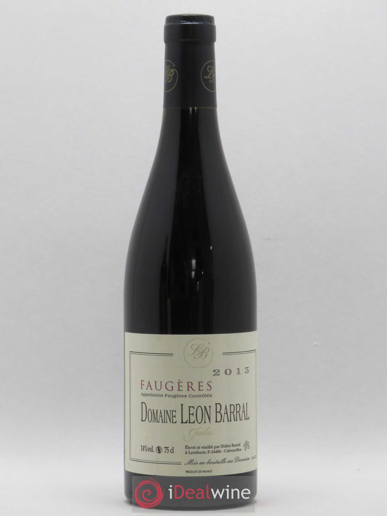 Faugères Jadis Domaine Léon Barral 2013 - Lot de 1 bouteille - 0