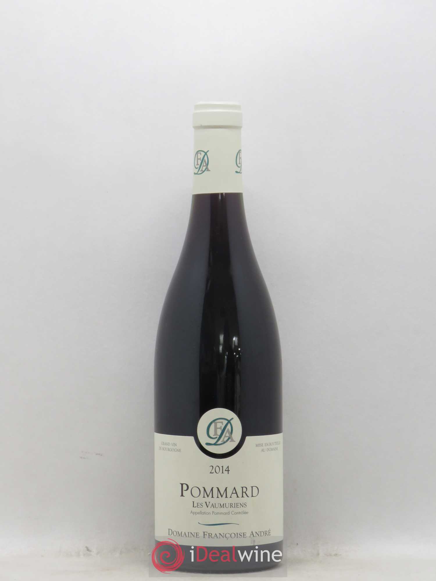 Pommard Les Vaumuriens Domaine Françoise André 2014 - Lot de 1 bouteille - 0
