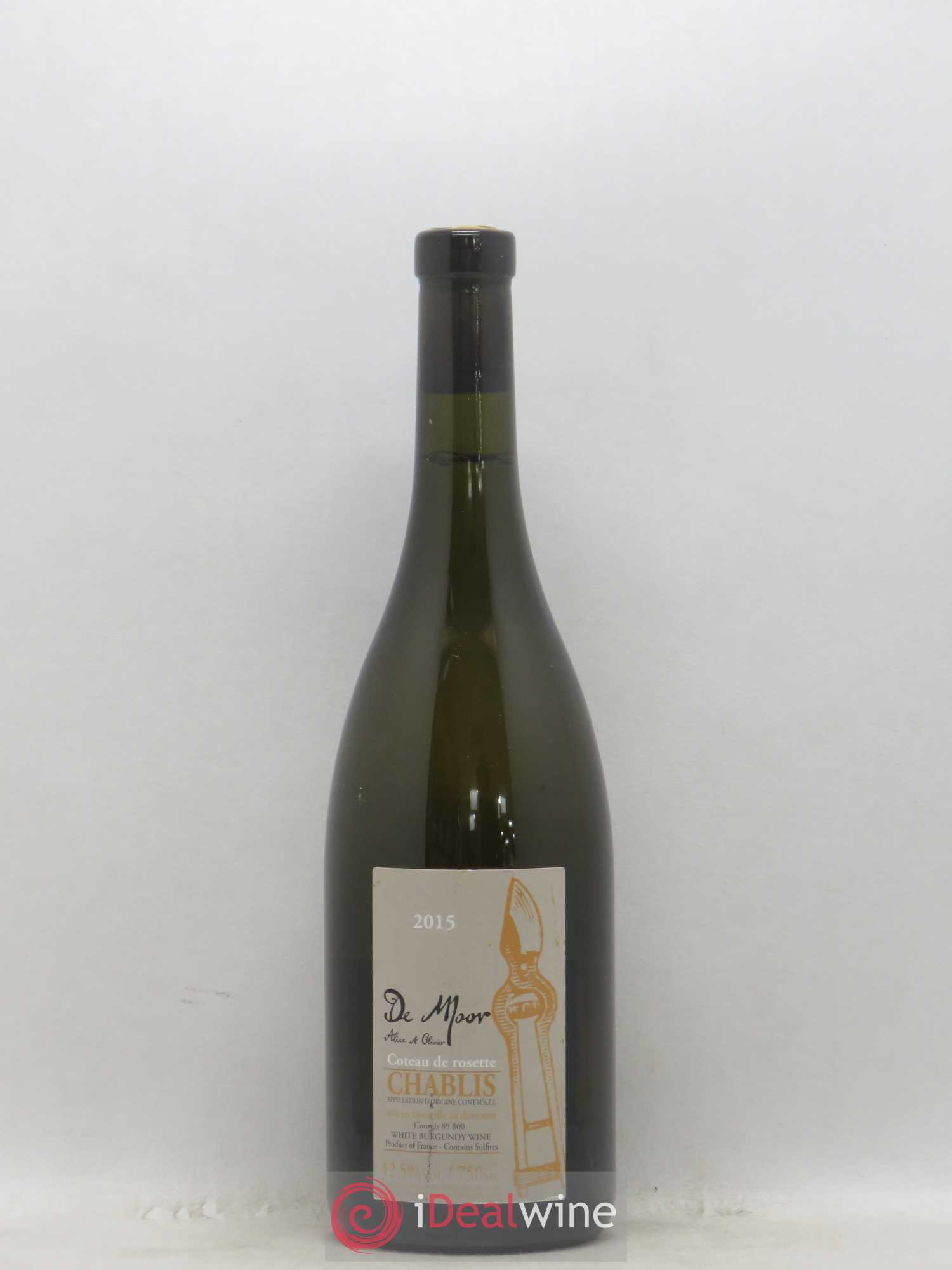 Bourgogne Chitry Alice et Olivier De Moor 2015 - Lot de 1 bouteille - 0