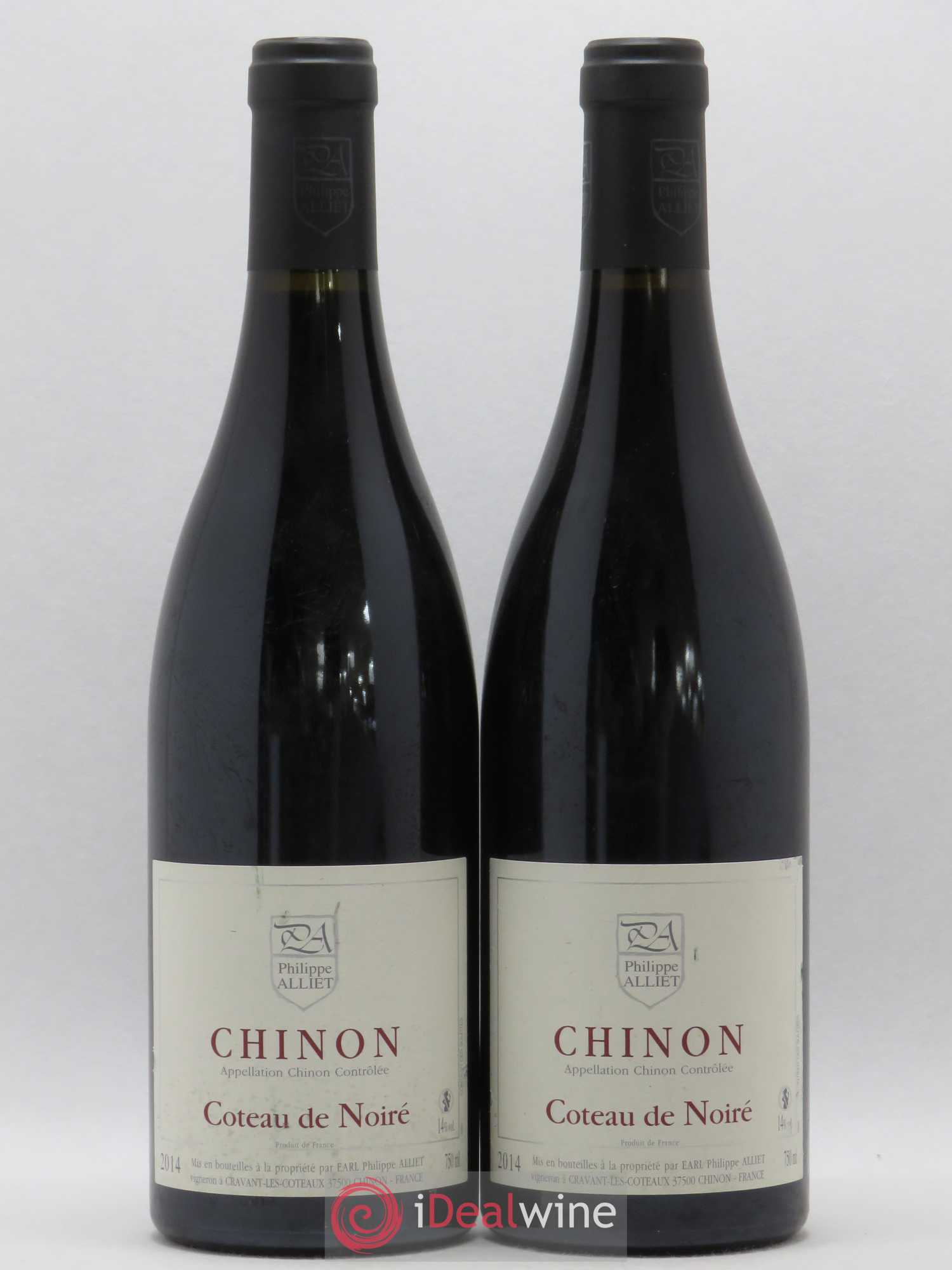 Chinon Coteau de Noiré Philippe Alliet 2014 - Lot de 2 bouteilles - 0