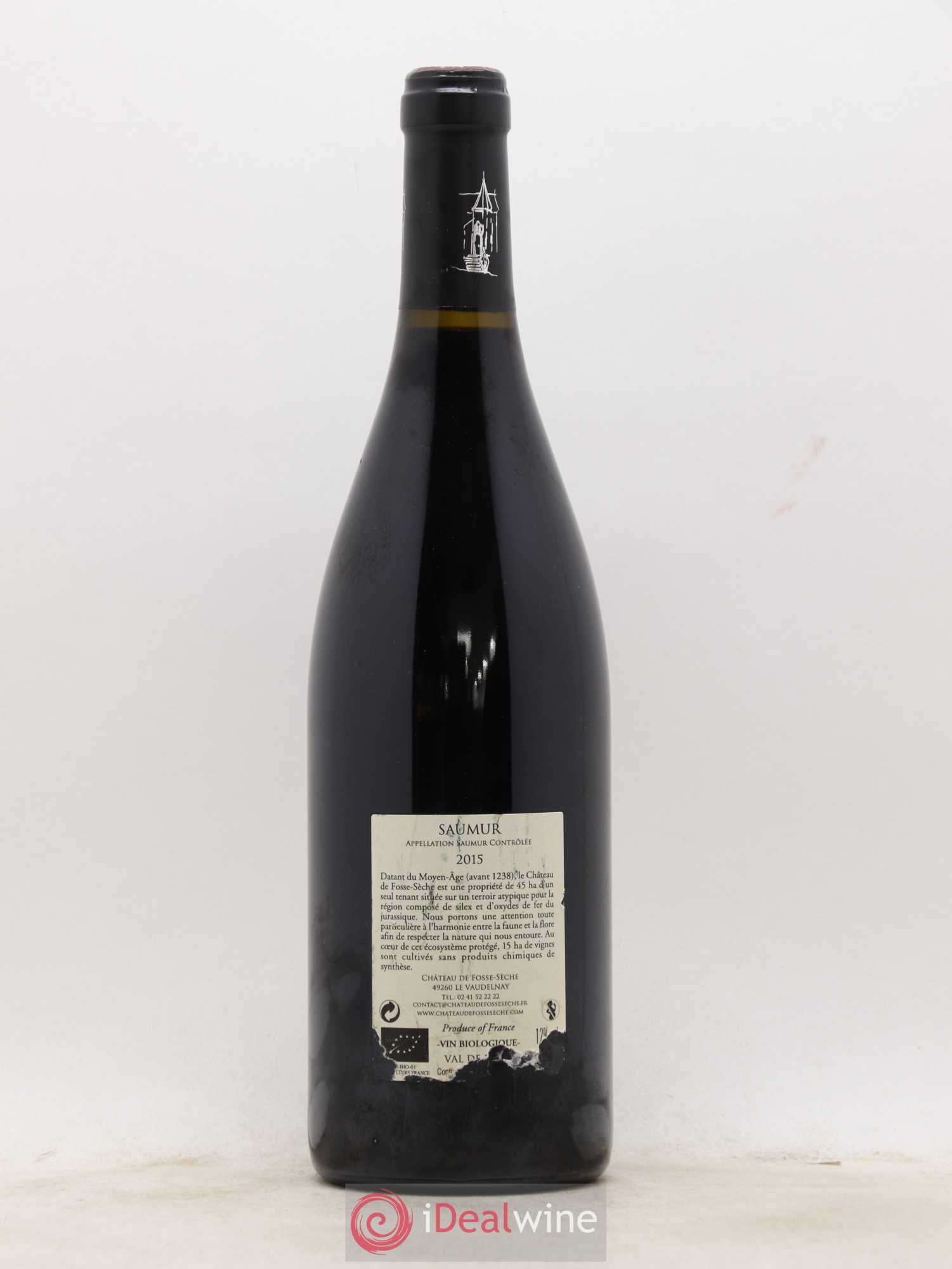 Saumur Eolithe Château de Fosse-Sèche 2015 - Lot de 1 bouteille - 1