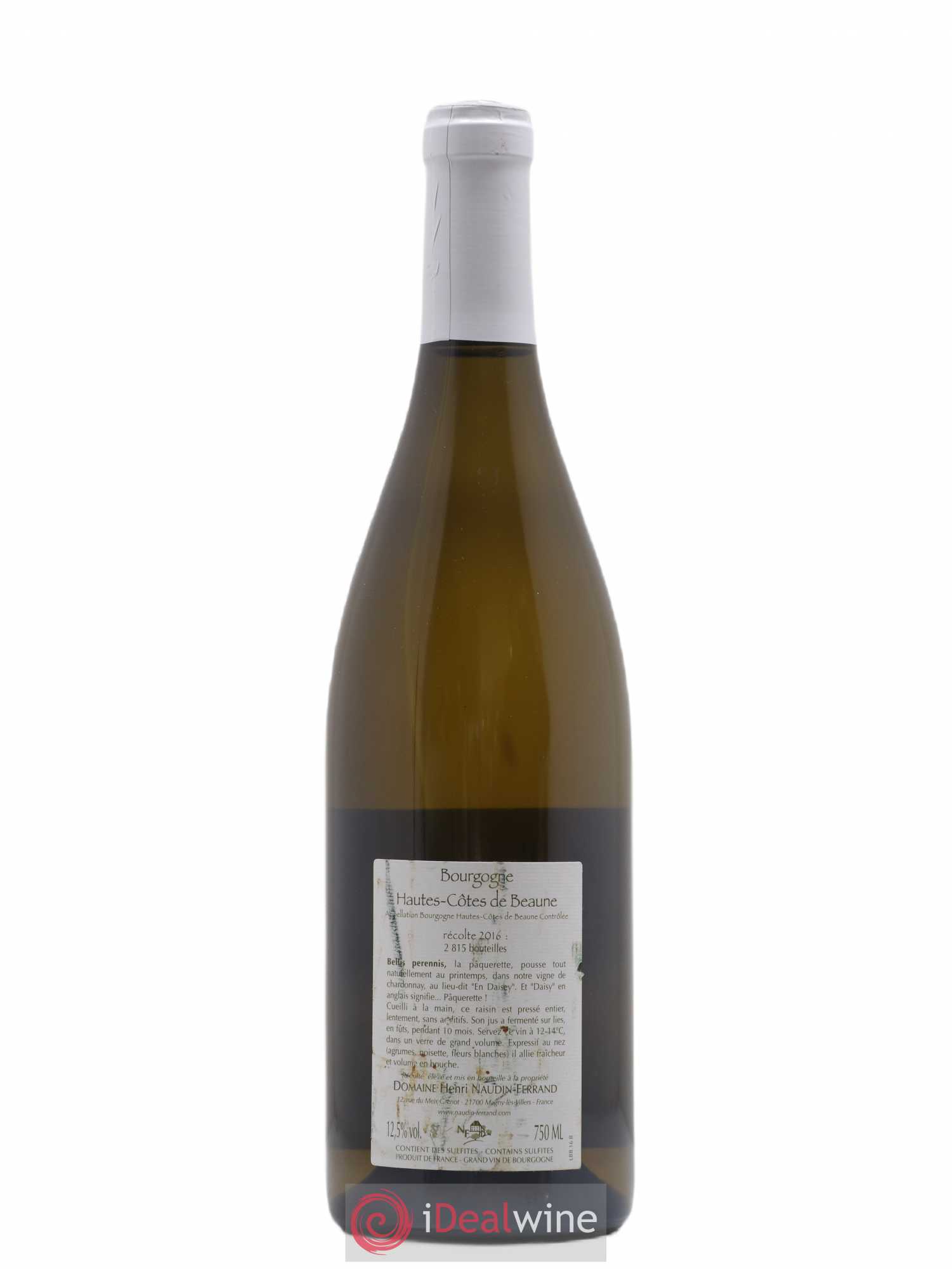 Hautes-Côtes de Beaune Bellis Perennis Naudin-Ferrand (Domaine) 2016 - Lot de 1 bouteille - 1