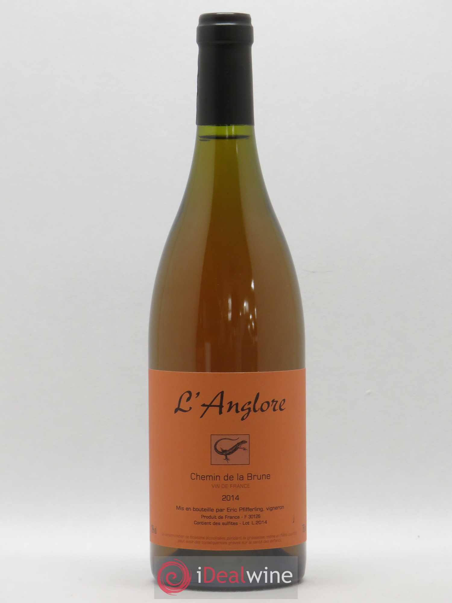 Vin de France Chemin de la brune L'Anglore 2014 - Lot de 1 bouteille - 0