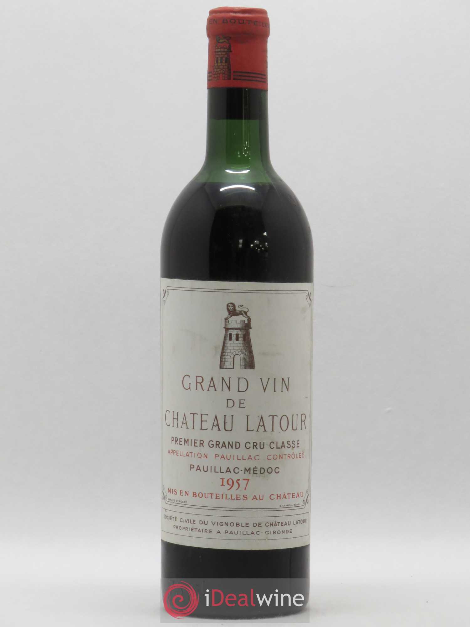 Château Latour 1er Grand Cru Classé 1957 - Lot de 1 bouteille - 0