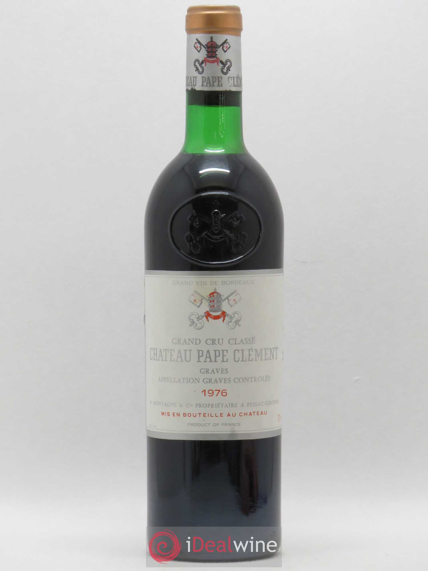 Château Pape Clément Cru Classé de Graves 1976 - Lot de 1 bouteille - 0