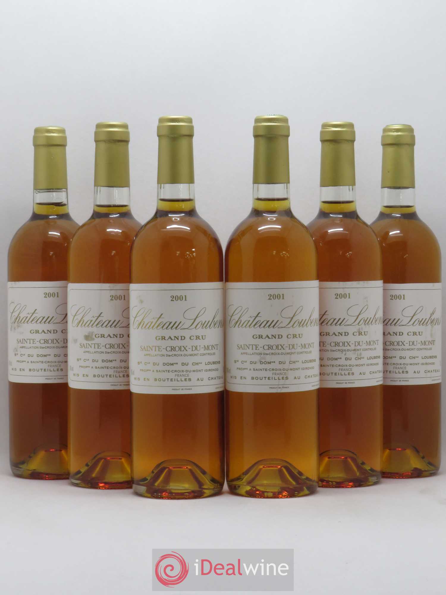 Château Loubens Grand Cru 2001 - Lotto di 6 bottiglie - 0