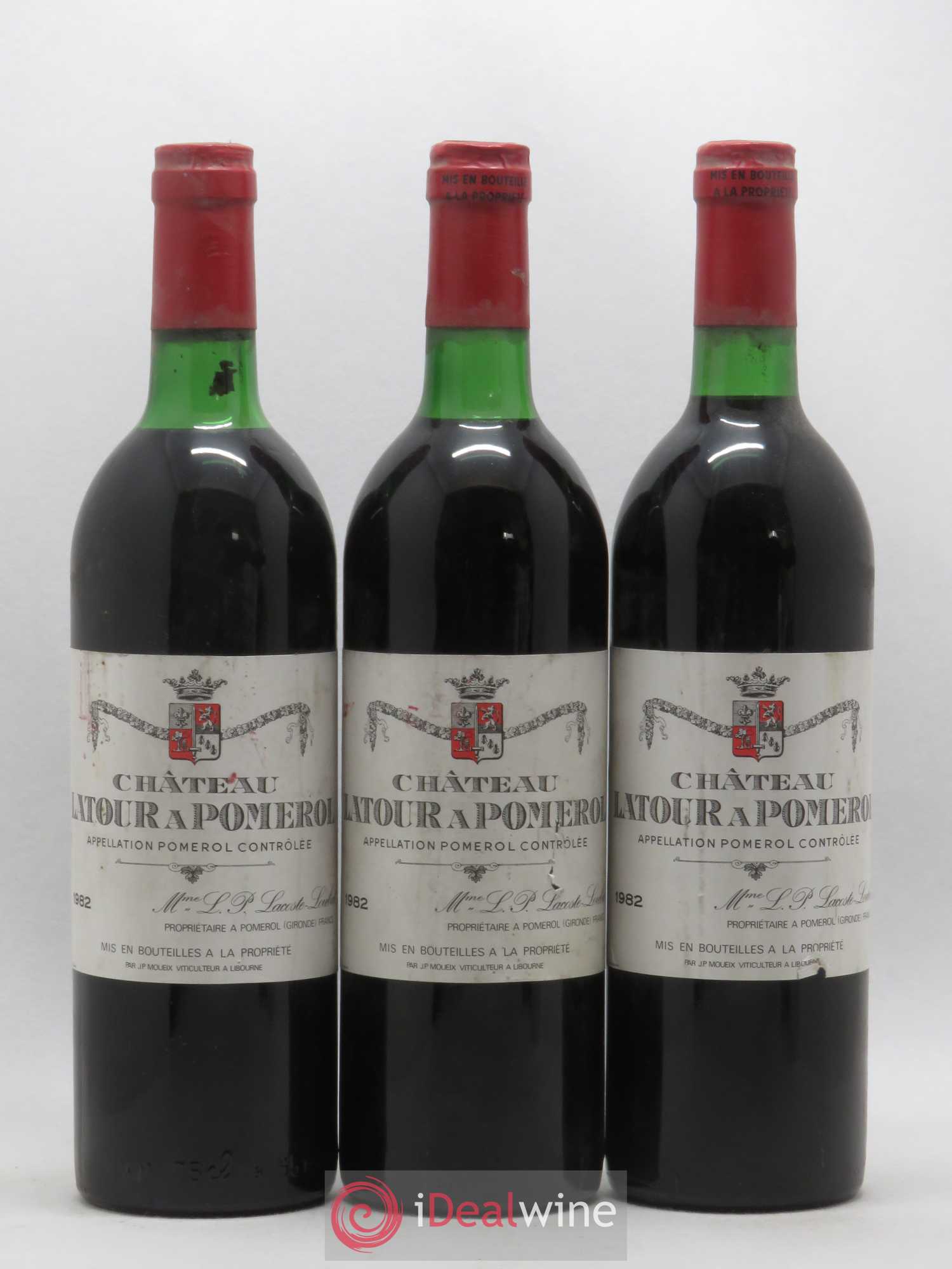Château Latour à Pomerol 1982 - Lot de 6 bouteilles - 1