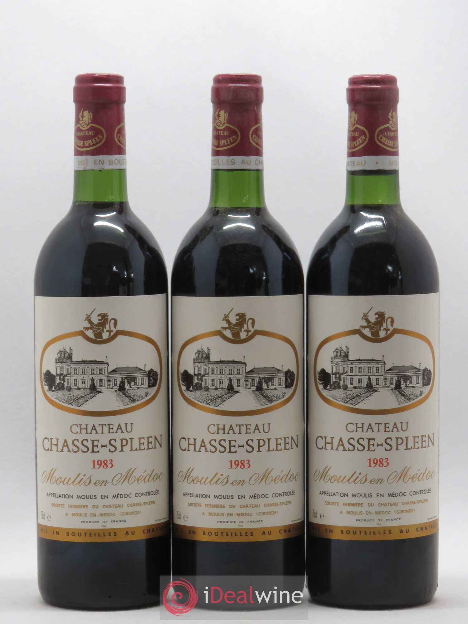 Château Chasse Spleen 1983 - Lot de 6 bouteilles - 1