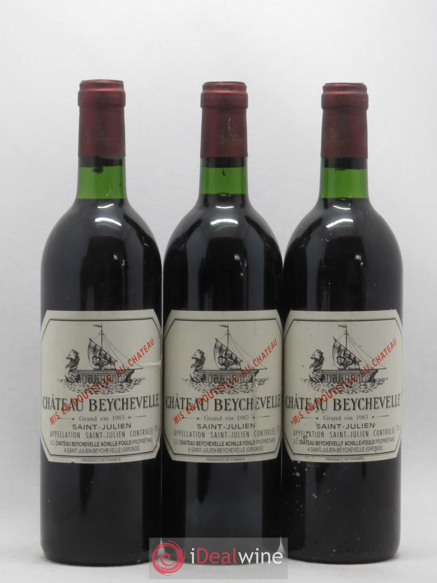 Château Beychevelle 4ème Grand Cru Classé 1983 - Lot de 6 bouteilles - 2