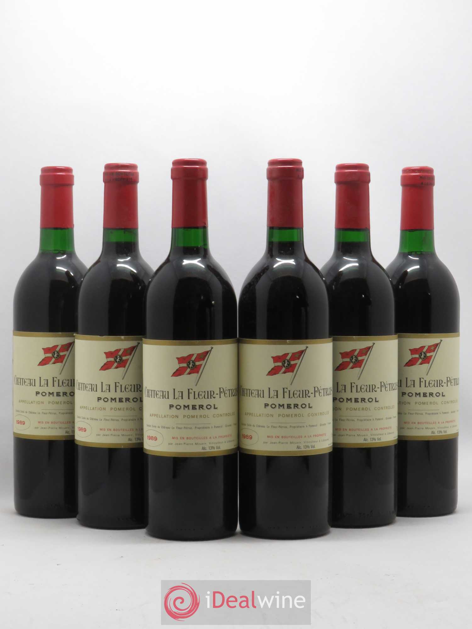 Château la Fleur Petrus 1989 - Lot de 6 bouteilles - 0
