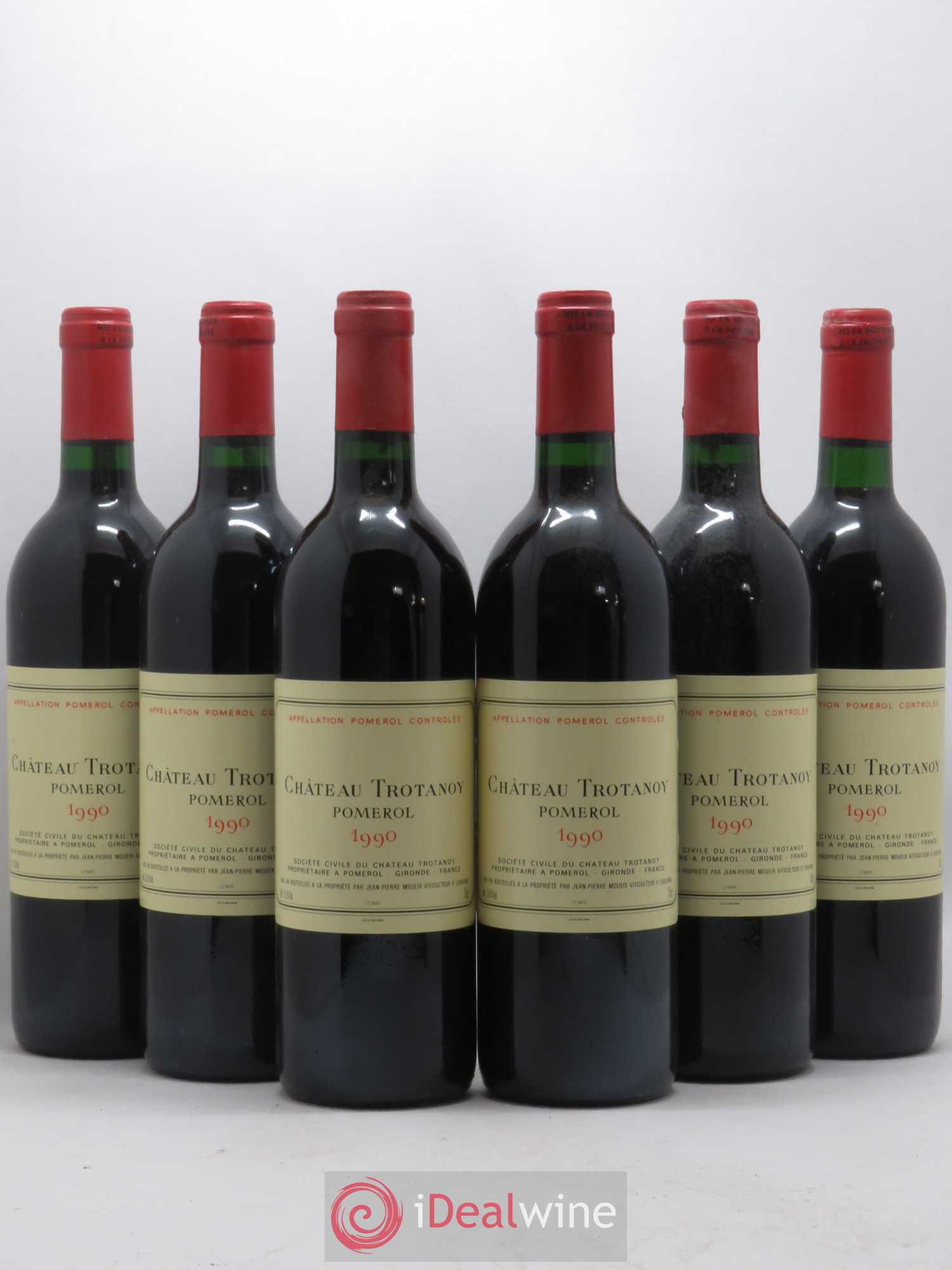 Château Trotanoy 1990 - Lot de 6 bouteilles - 0