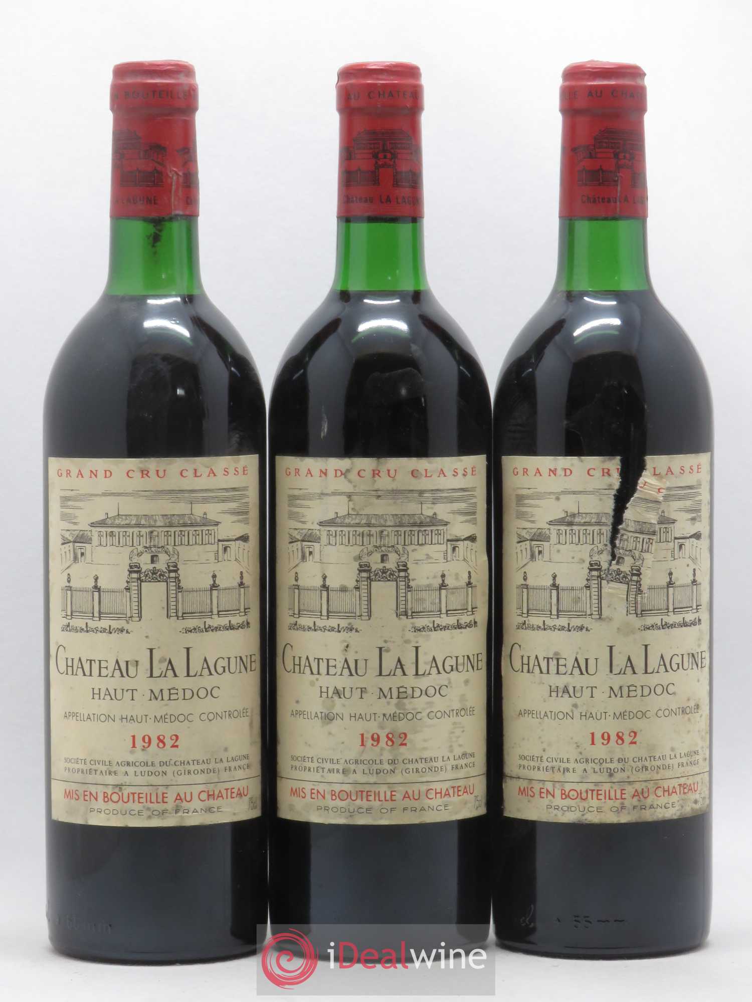Château la Lagune 3ème Grand Cru Classé 1982 - Lot de 12 bouteilles - 3