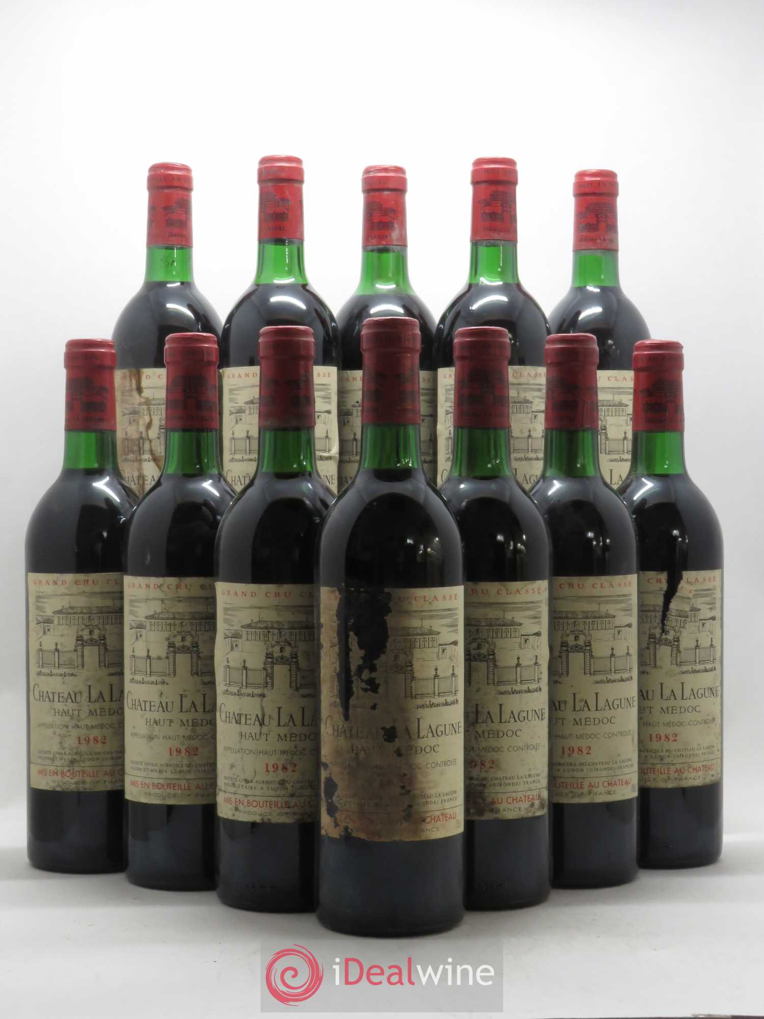 Château la Lagune 3ème Grand Cru Classé 1982 - Lot de 12 bouteilles - 0