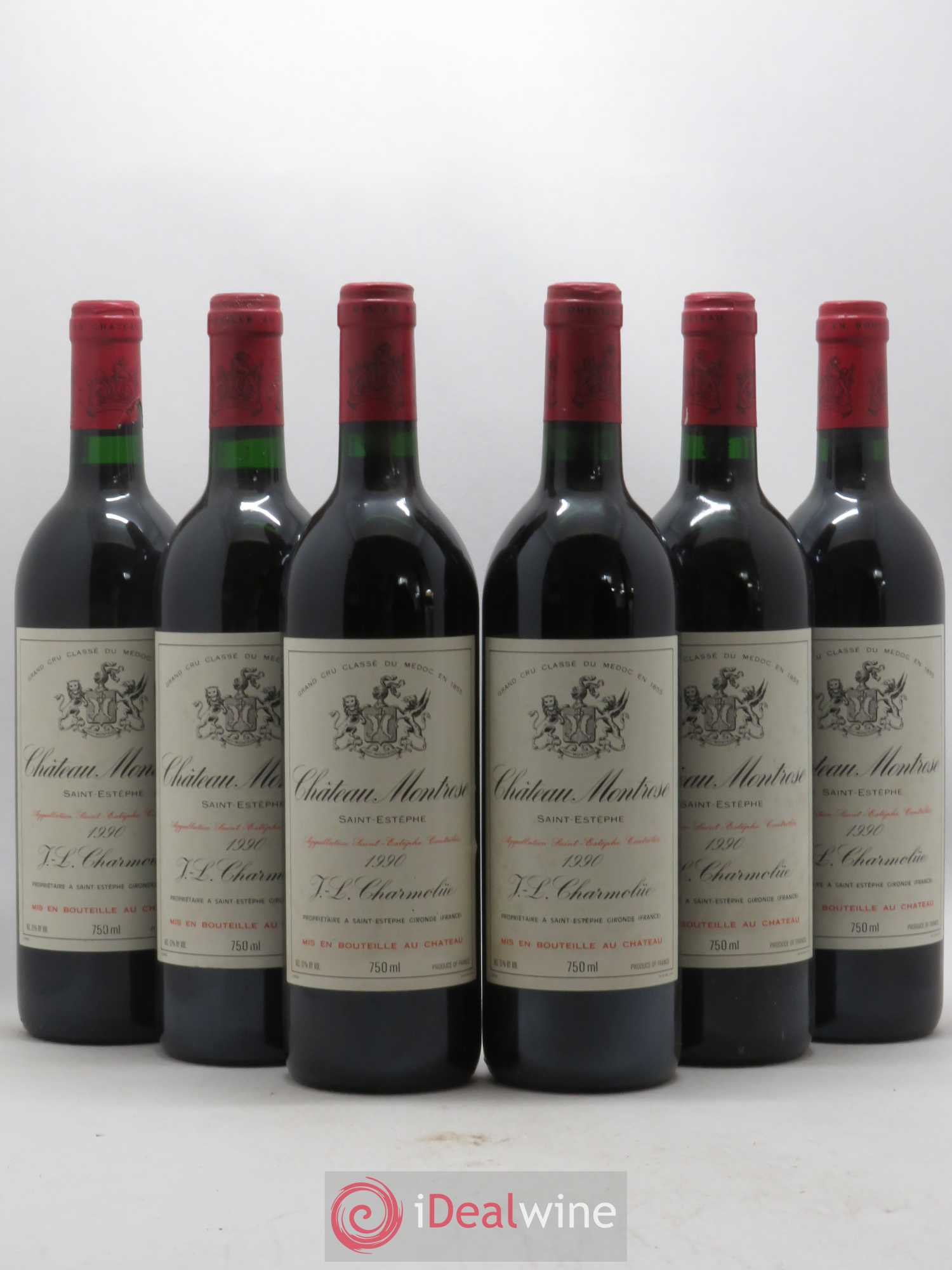 Château Montrose 2ème Grand Cru Classé 1990 - Lot de 6 bouteilles - 0
