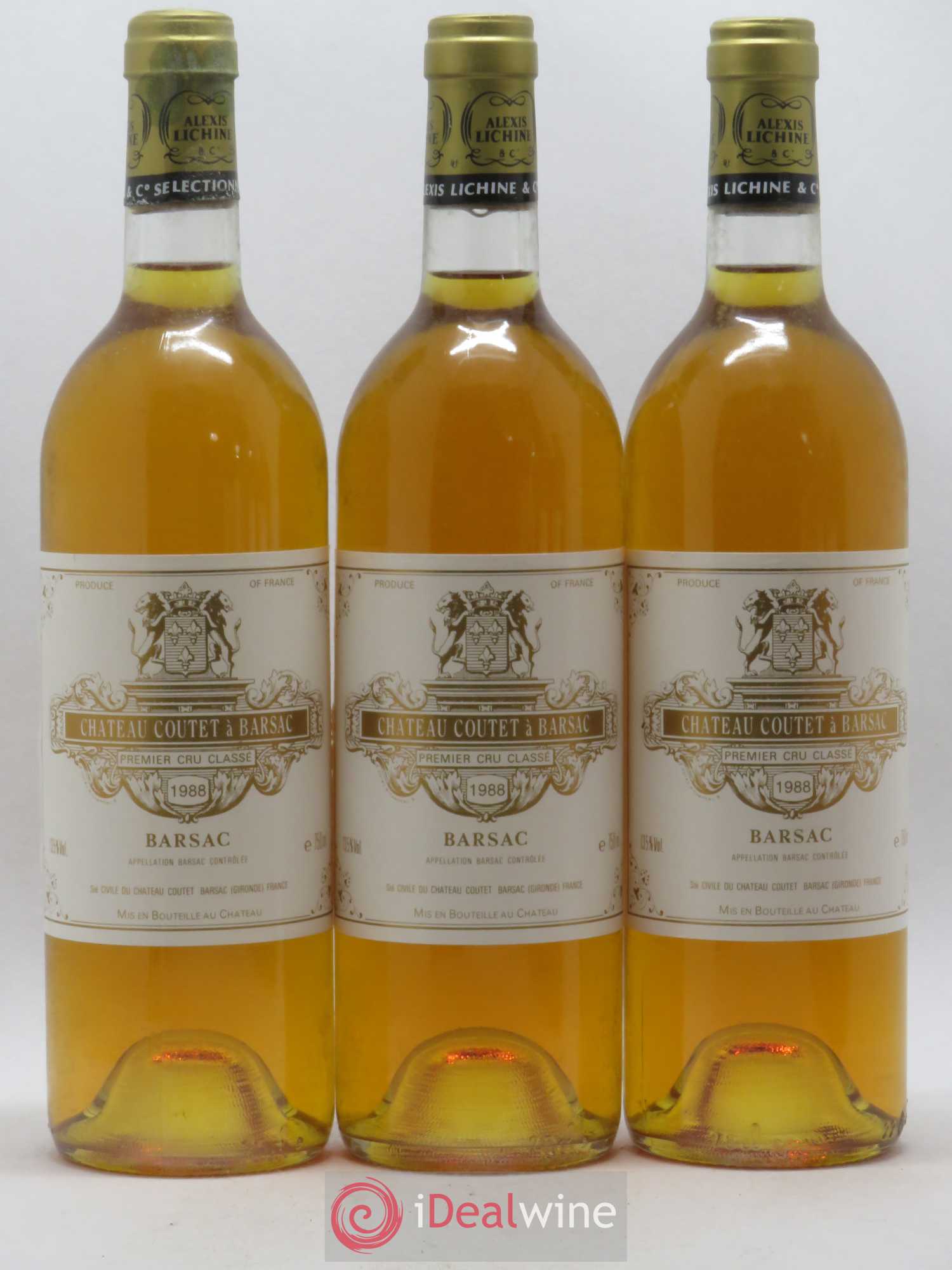 Château Coutet 1er Grand Cru Classé 1988 - Lotto di 12 bottiglie - 1