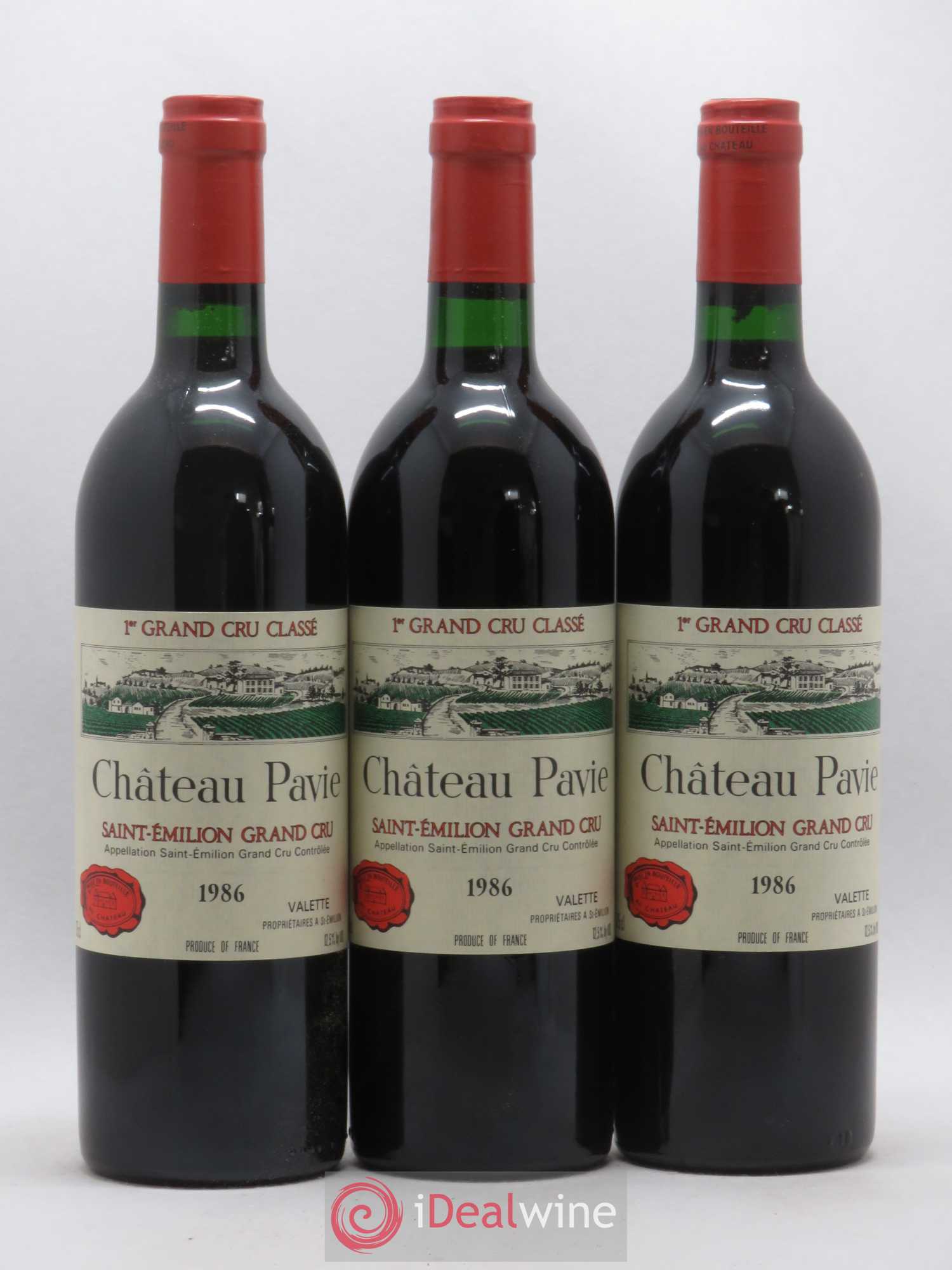 Château Pavie 1er Grand Cru Classé A 1986 - Lot de 12 bouteilles - 3