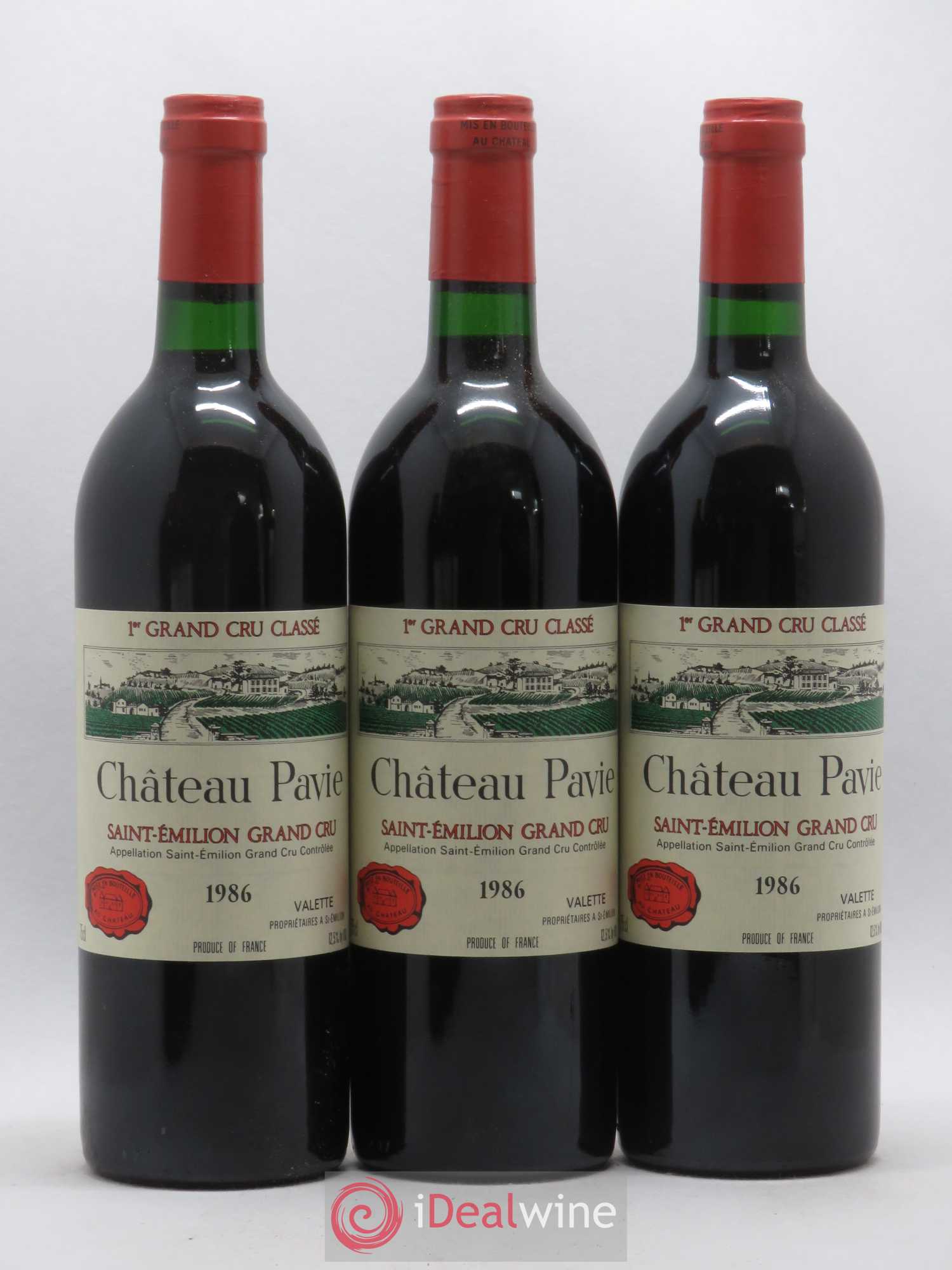 Château Pavie 1er Grand Cru Classé A 1986 - Lot de 12 bouteilles - 4