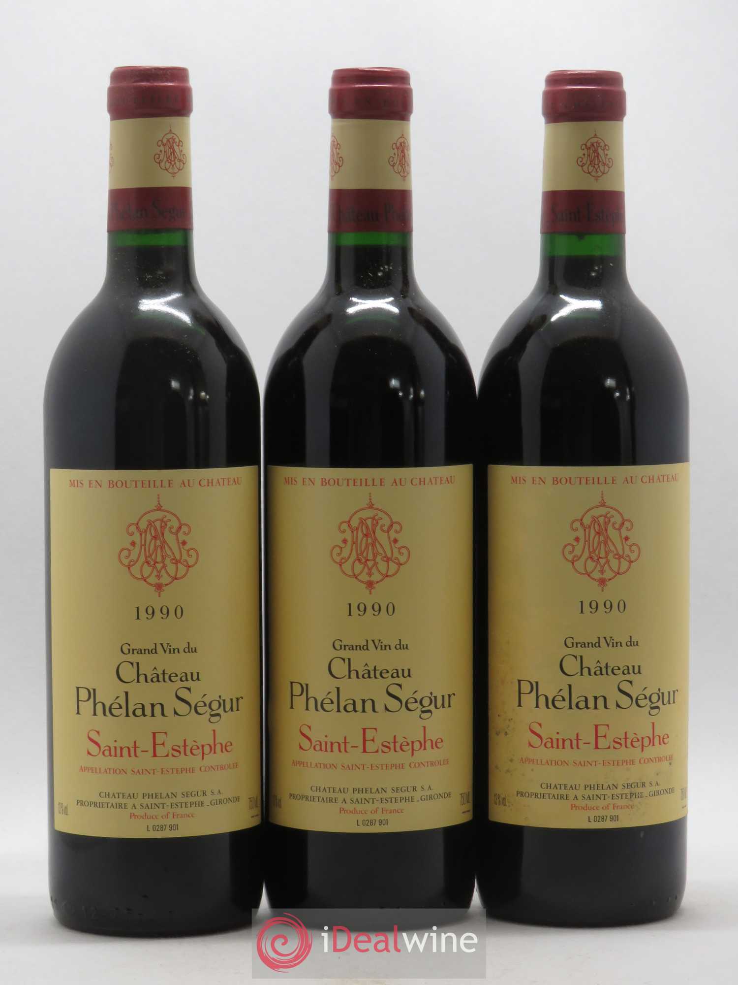 Château Phélan Ségur 1990 - Lot de 12 bouteilles - 3