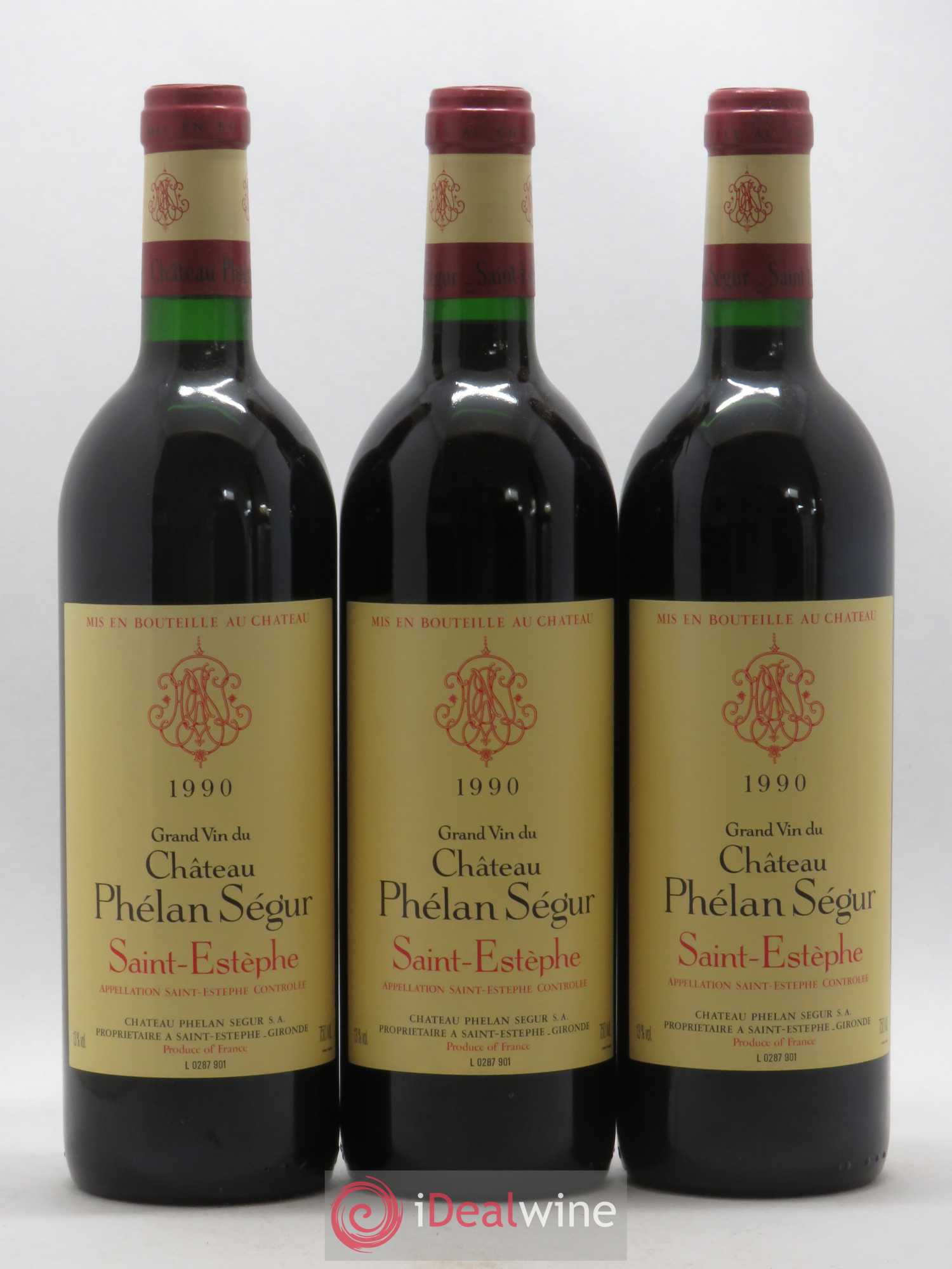 Château Phélan Ségur 1990 - Lot de 12 bouteilles - 4