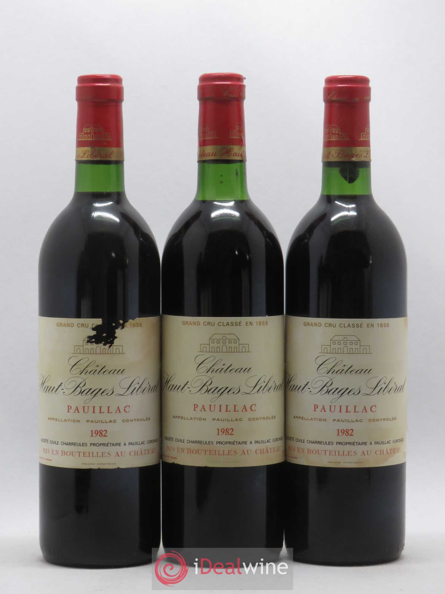 Château Haut Bages Libéral 5ème Grand Cru Classé 1982 - Lot de 12 bouteilles - 4