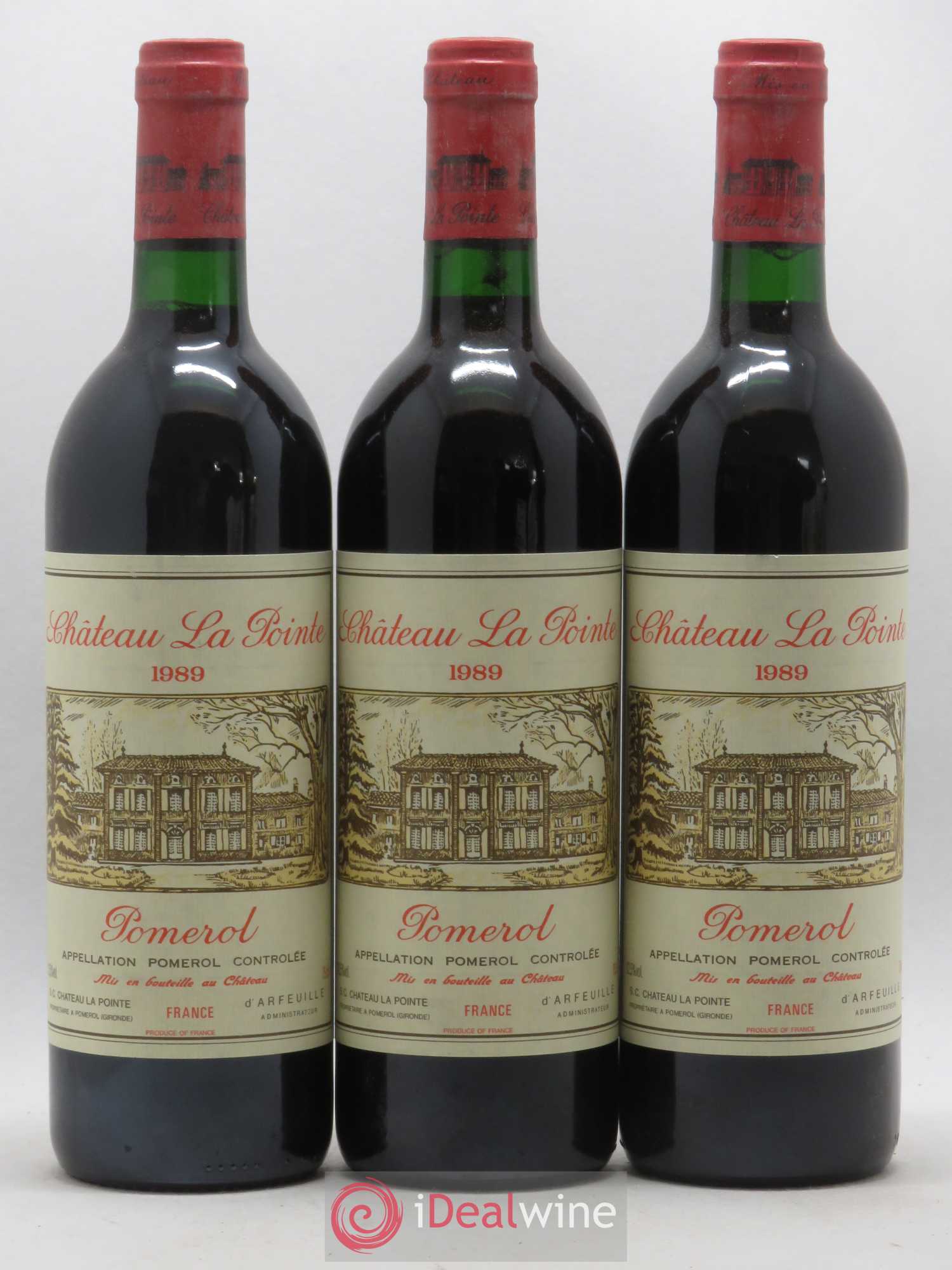Château la Pointe 1989 - Lot de 12 bouteilles - 1