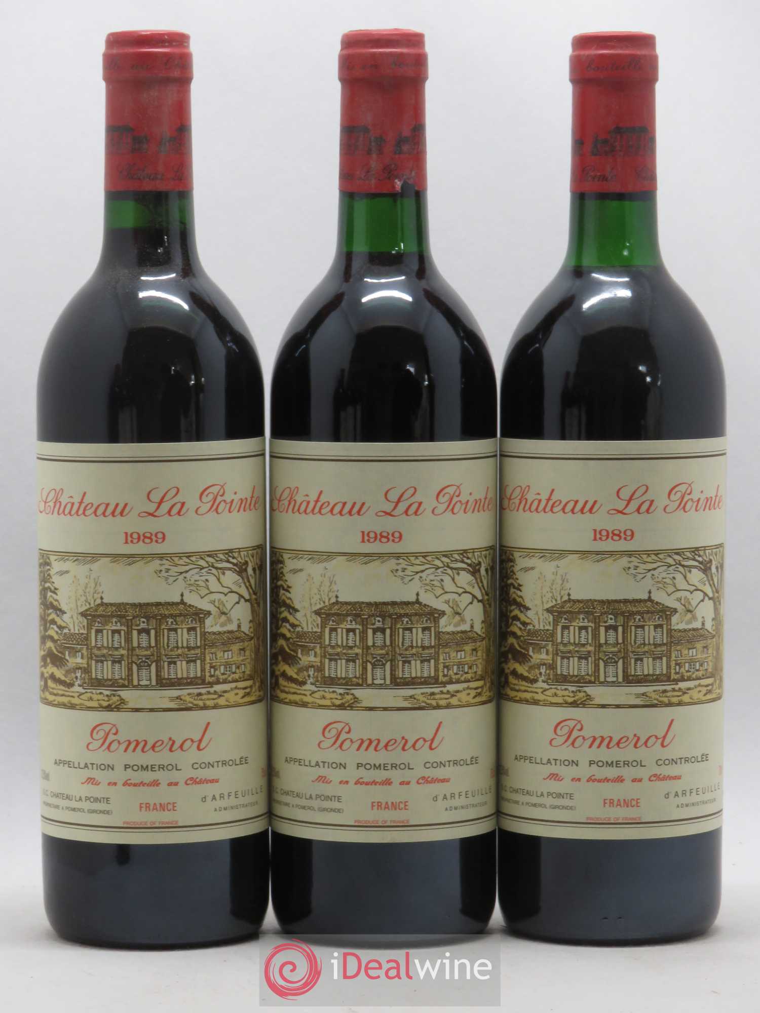 Château la Pointe 1989 - Lot de 12 bouteilles - 2