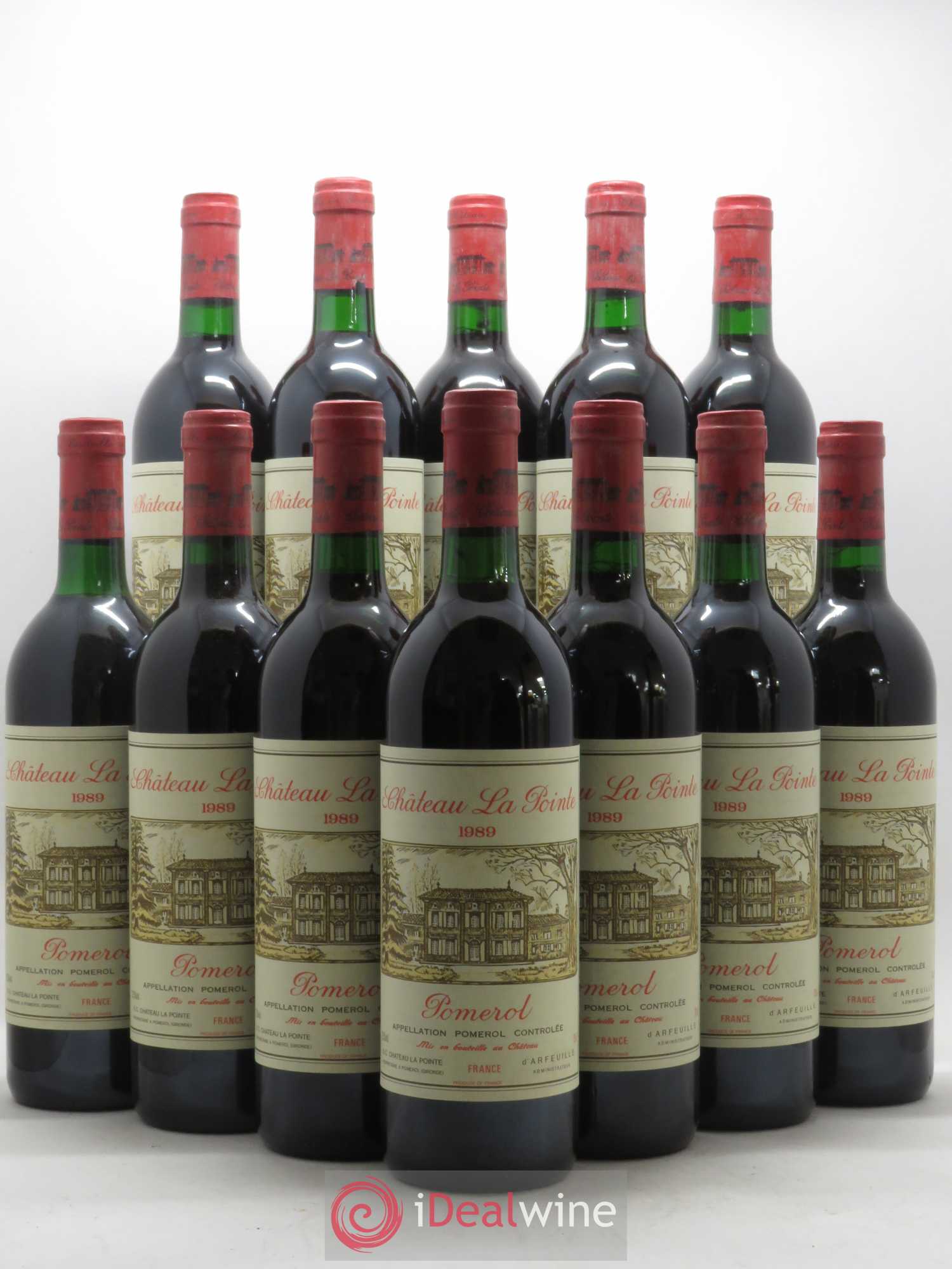 Château la Pointe 1989 - Lot de 12 bouteilles - 0