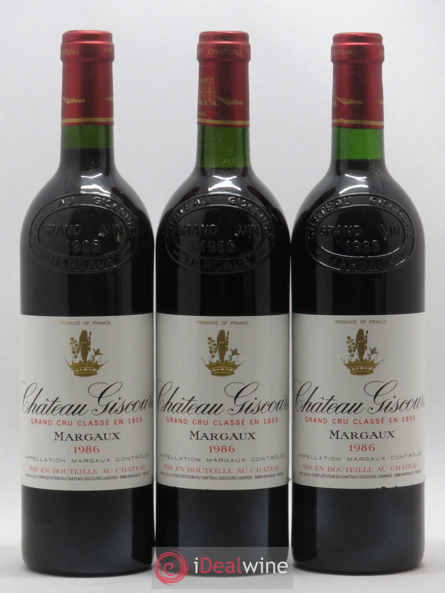 Château Giscours 3ème Grand Cru Classé 1986 - Lot de 12 bouteilles - 1